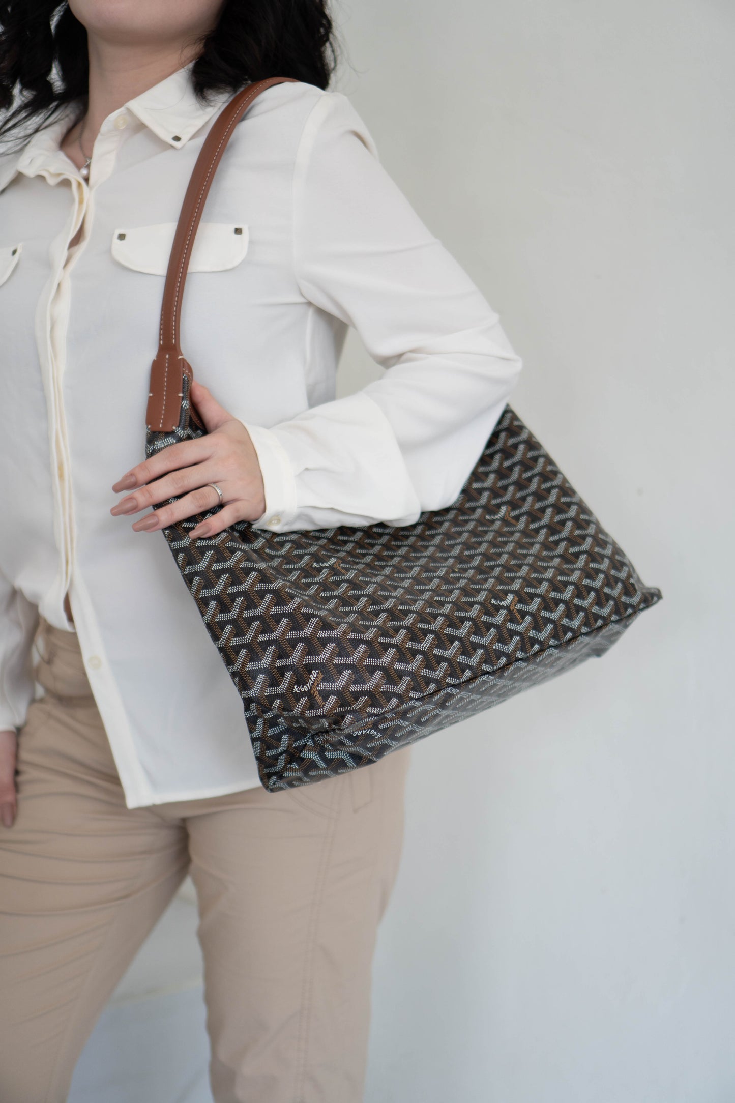 Boheme Hobo Bag – Monogram Canvas with Brown Leather Trim