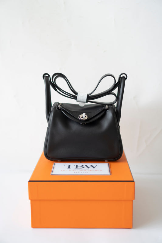 Mini Lind – Black Swift with Palladium Hardware