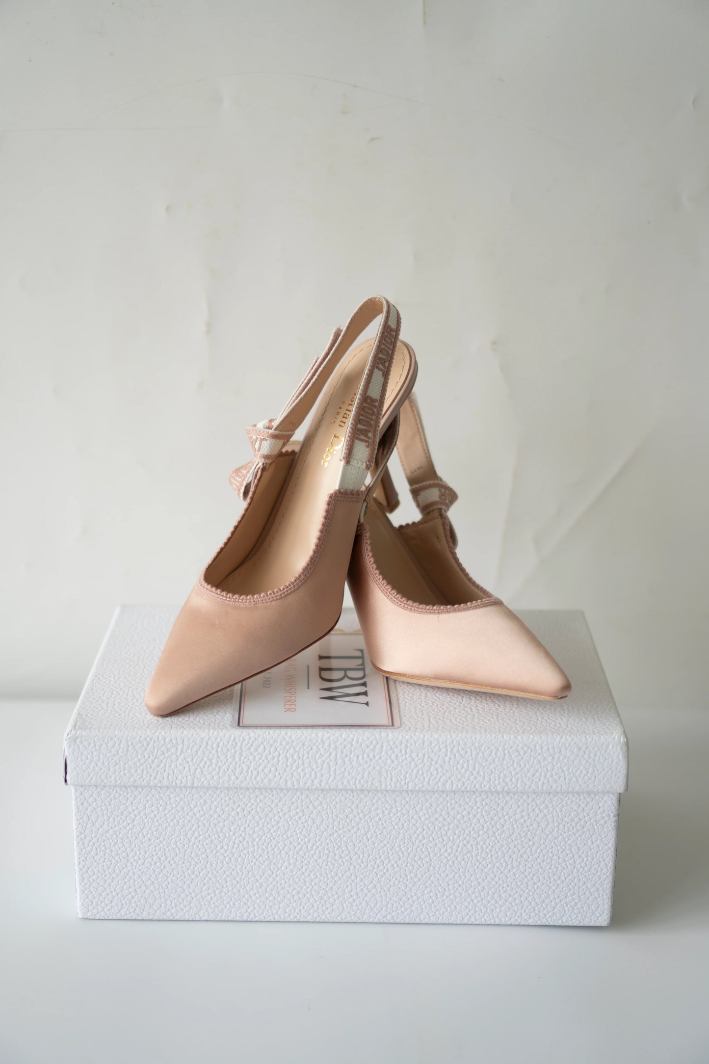 J'Adior Slingback Pumps – Powder Pink Technical Fabric