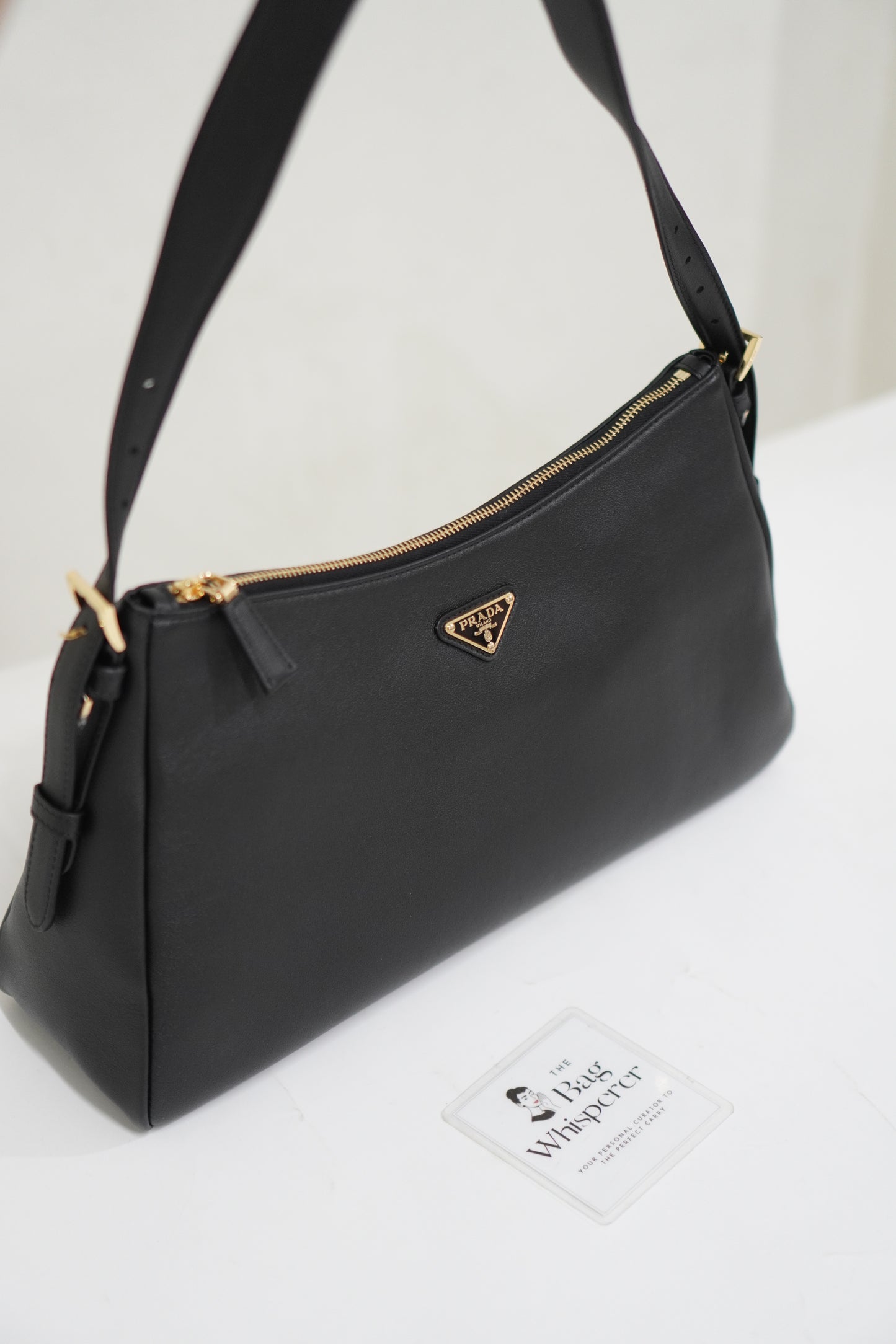 Aimée Medium Leather Shoulder Bag