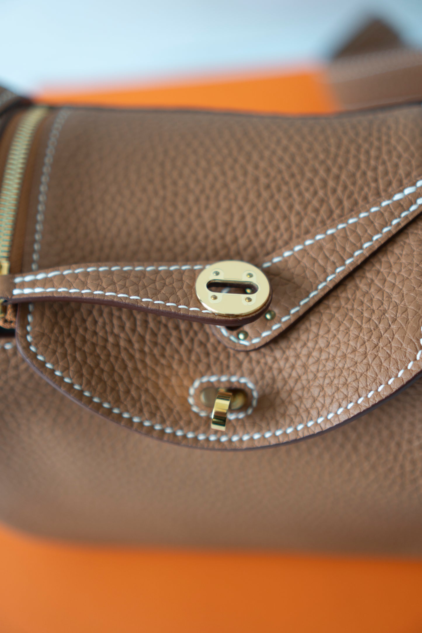 Mini Lind – Gold Clemence with Gold Hardware