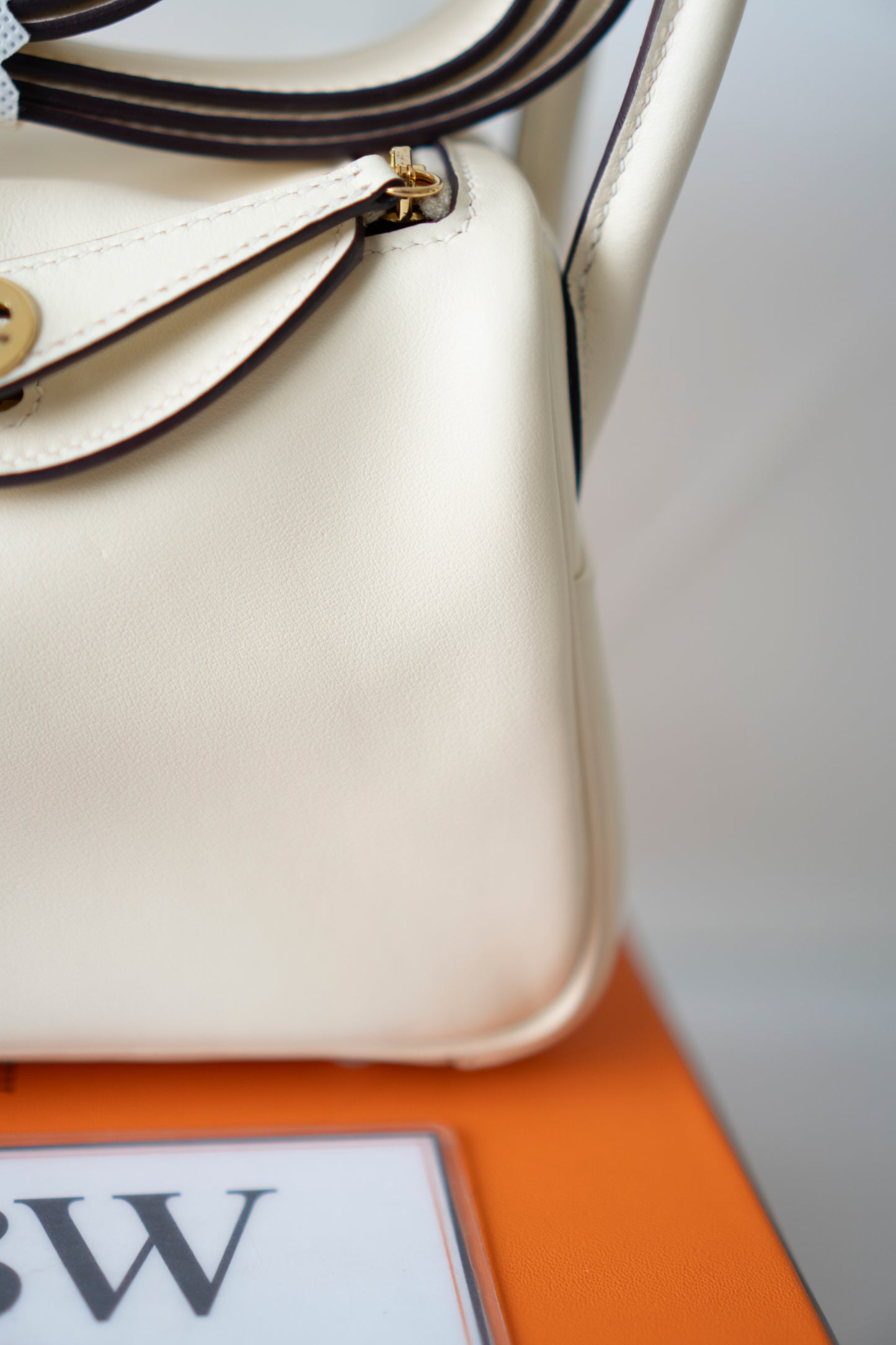 Mini Lind in Nata Swift Leather with Gold Hardware