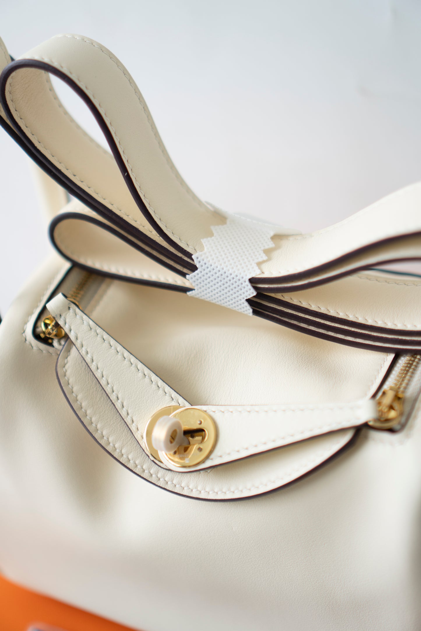 Mini Lind in Nata Swift Leather with Gold Hardware