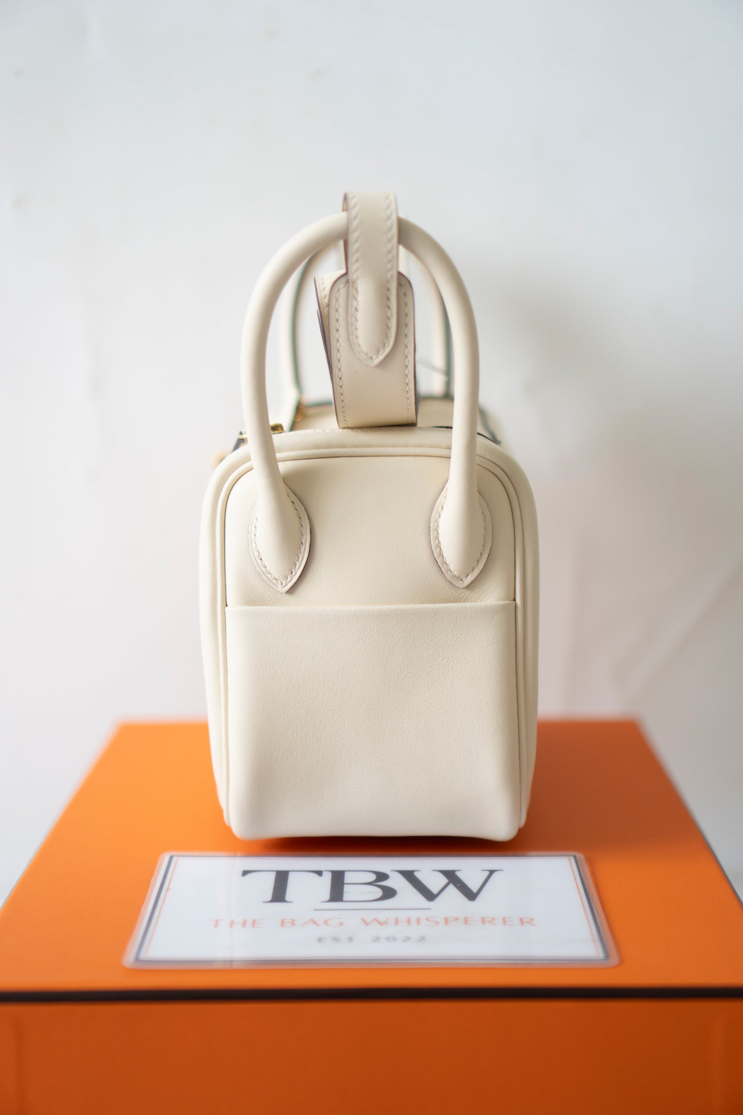 Mini Lind in Nata Swift Leather with Gold Hardware