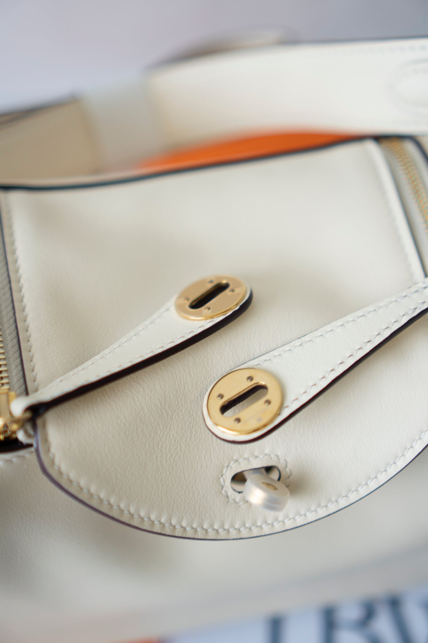 Mini Lind in Nata Swift Leather with Gold Hardware