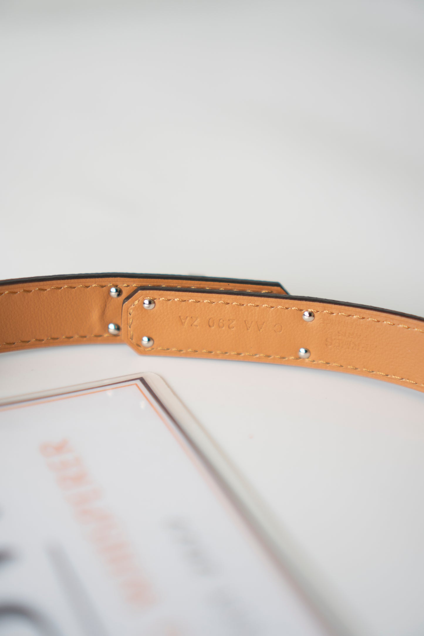 KL Belt – Black Epsom Leather with Palladium Hardware