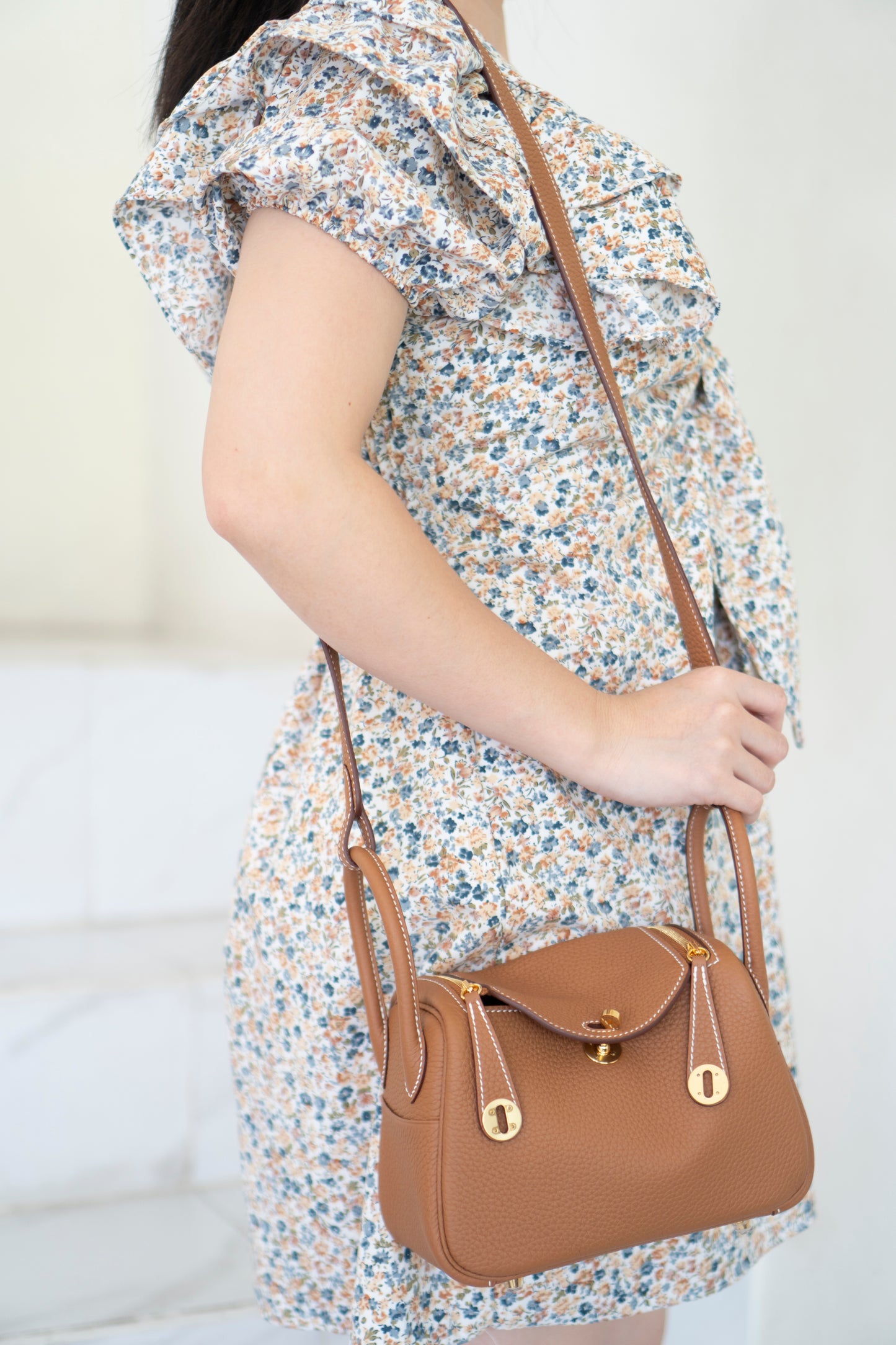 Mini Lind – Gold Clemence with Gold Hardware