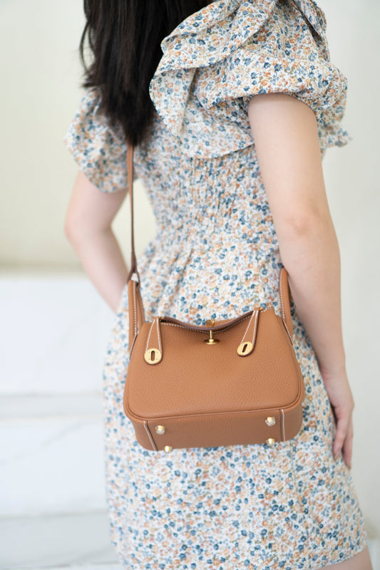 Mini Lind – Gold Clemence with Gold Hardware