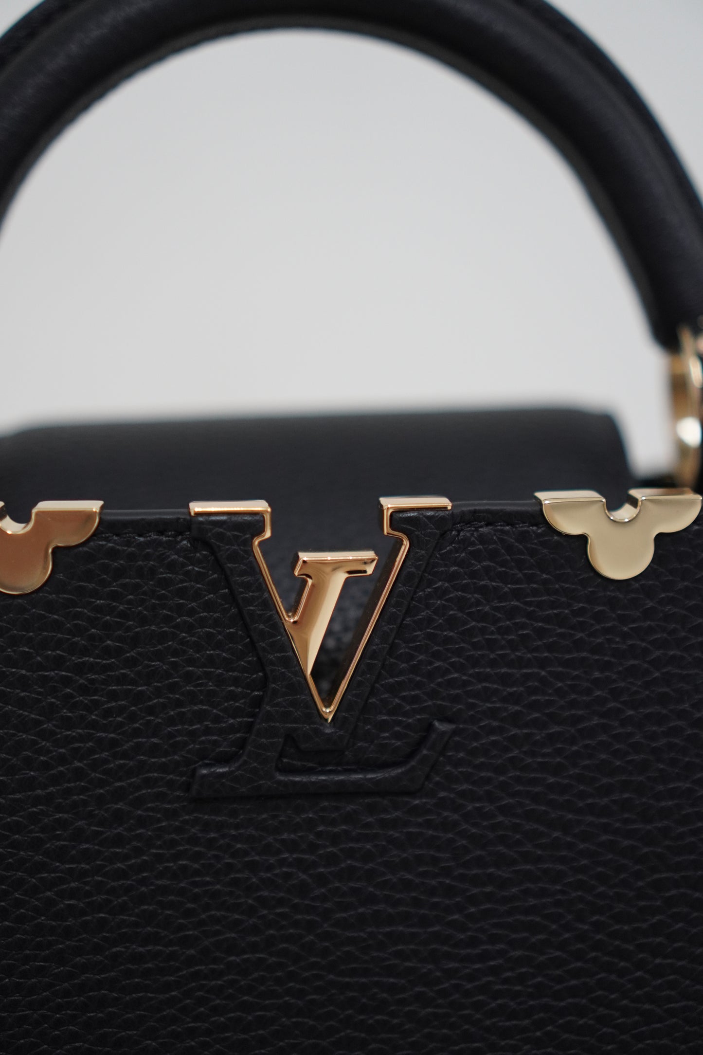 Capucine BB Black Taurillon Leather