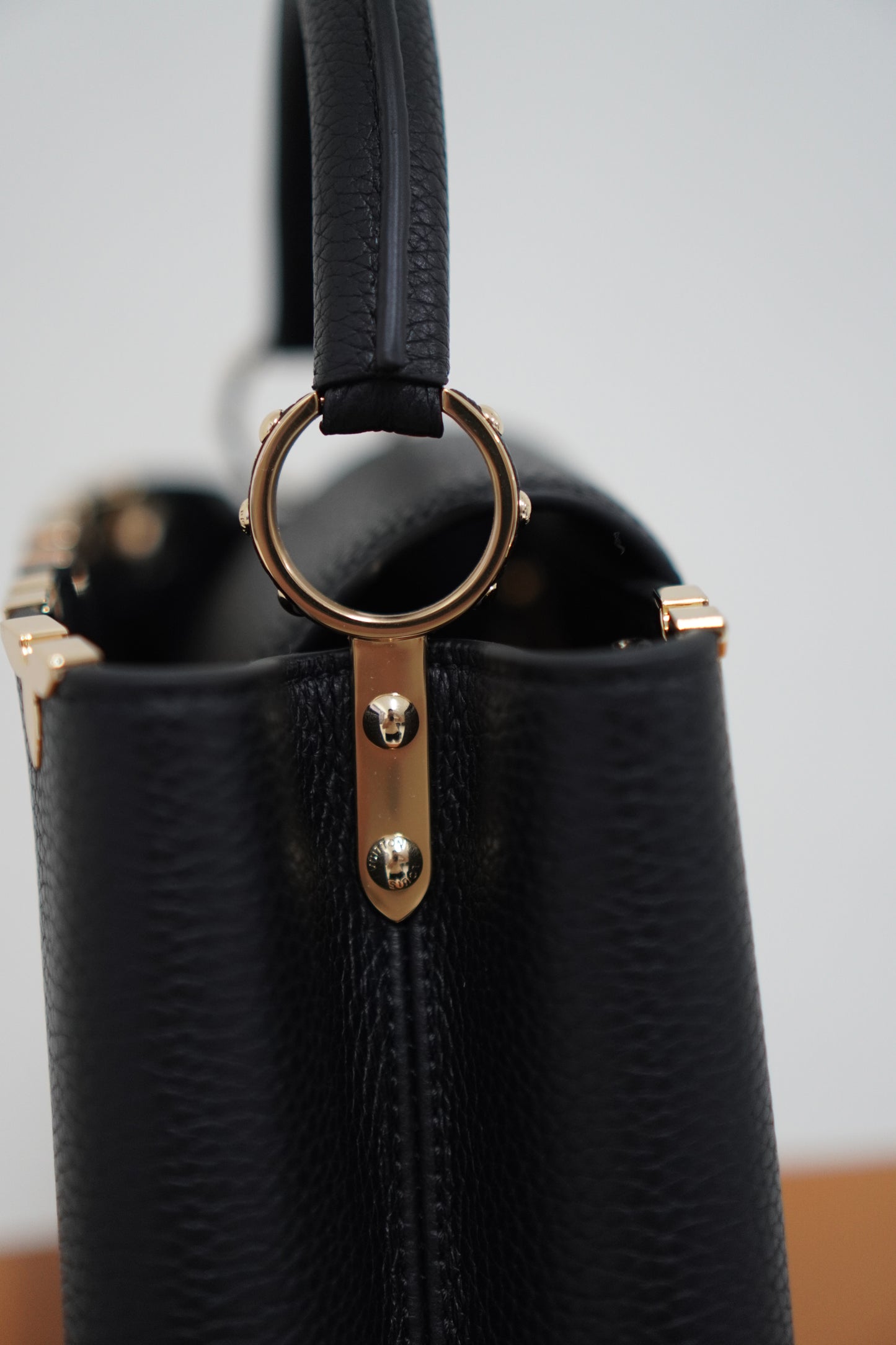 Capucine BB Black Taurillon Leather