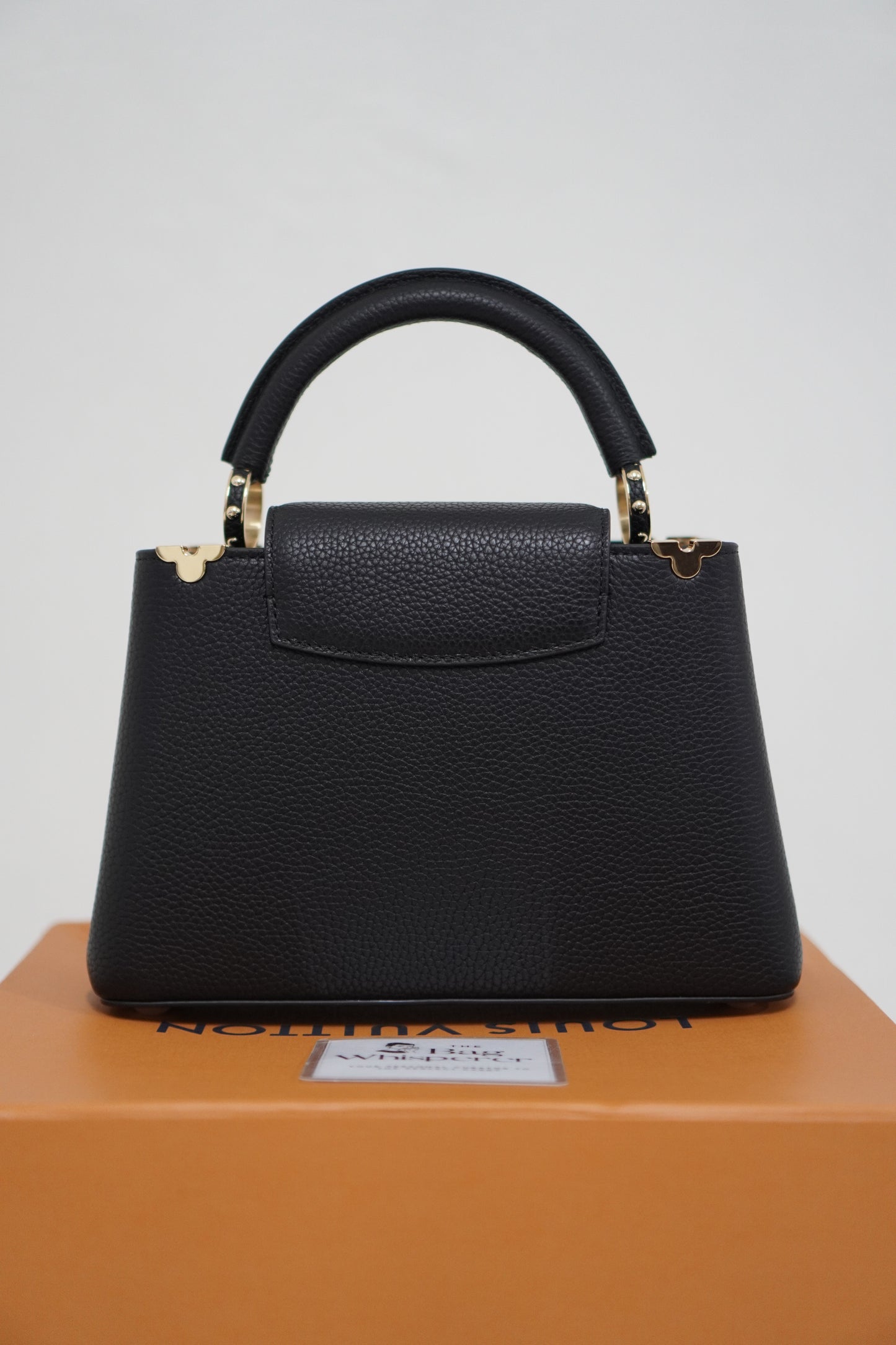 Capucine BB Black Taurillon Leather