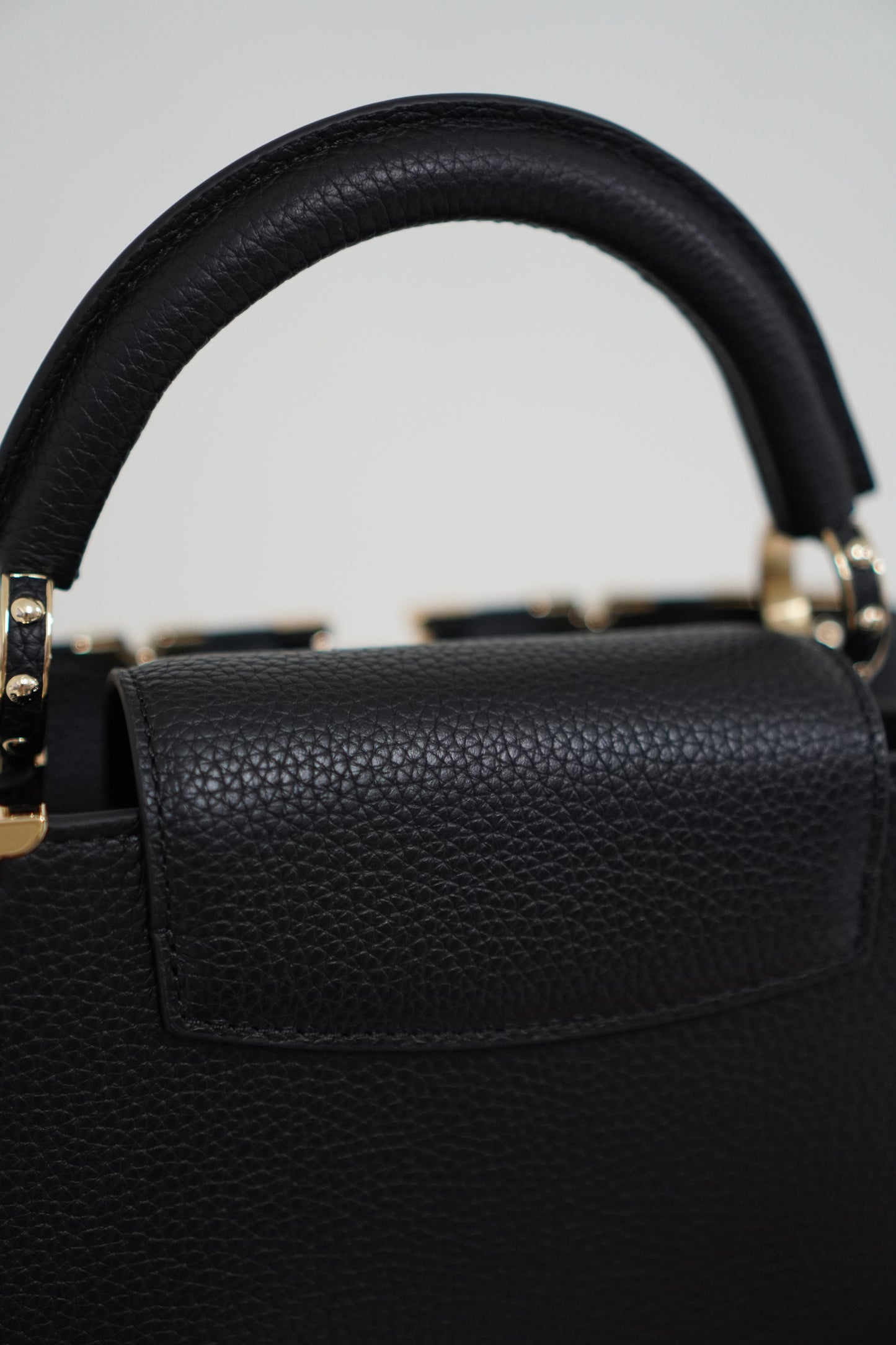 Capucine BB Black Taurillon Leather