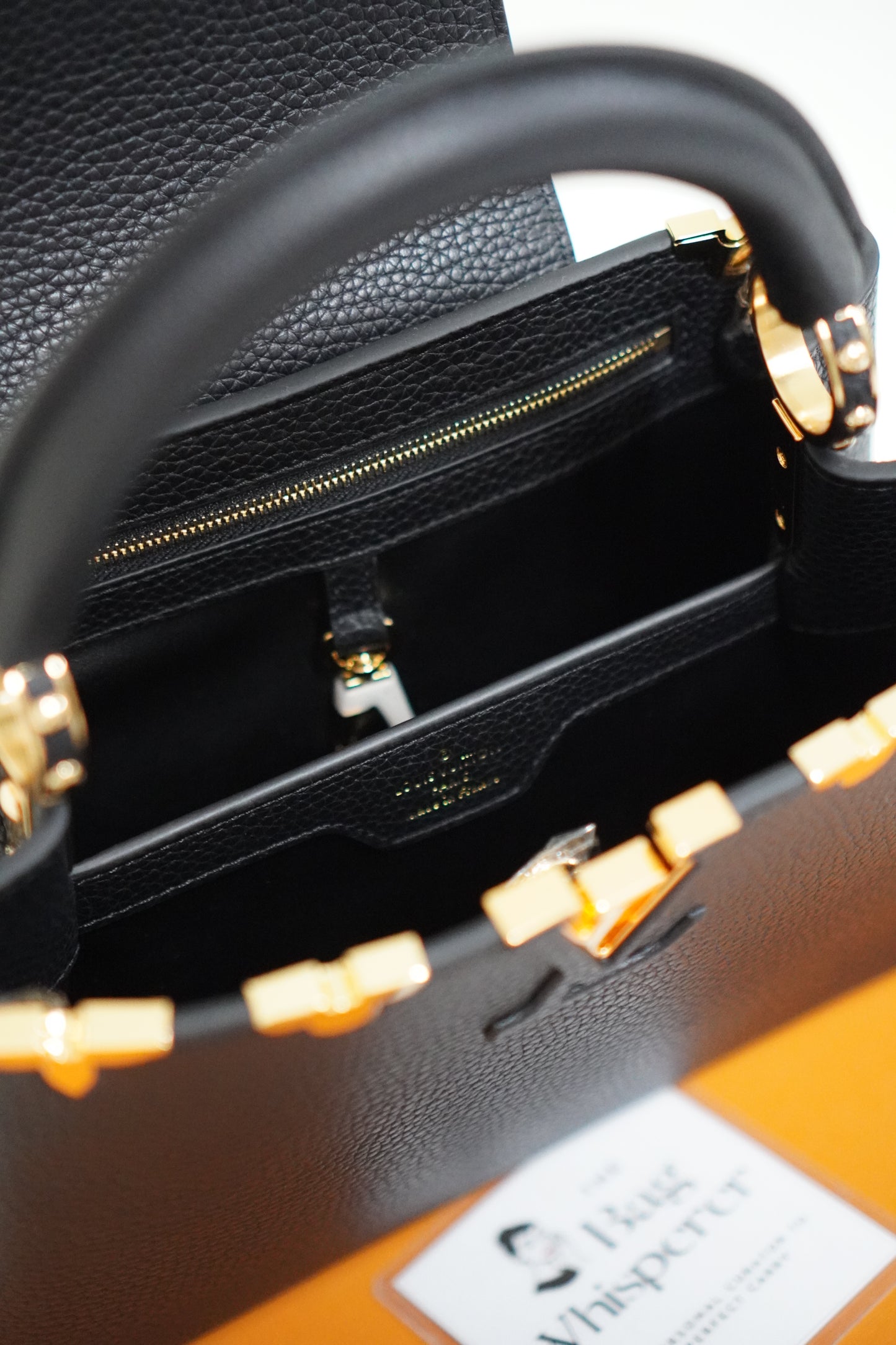 Capucine BB Black Taurillon Leather