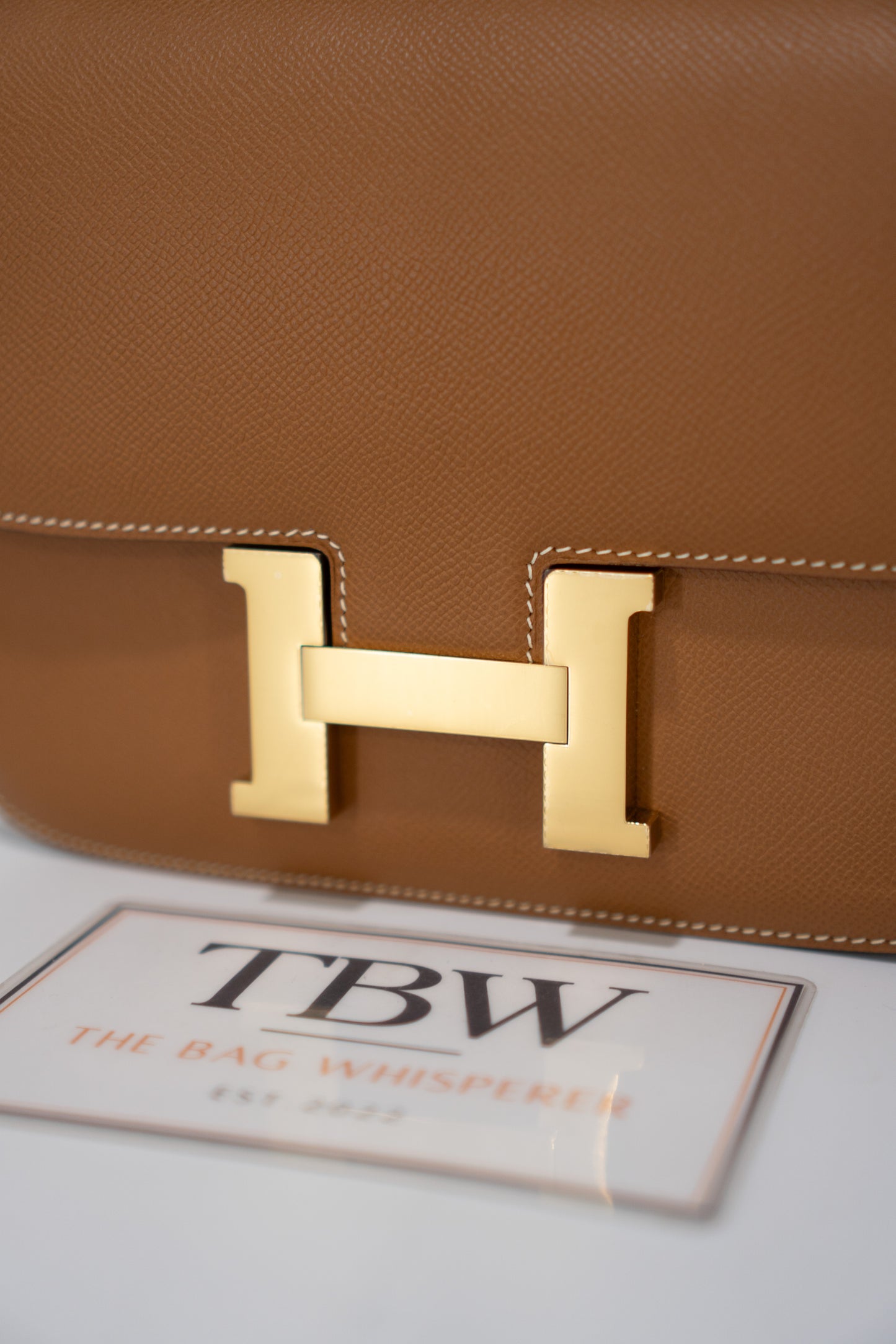 Constanc 23 – Gold Epsom Leather with Permabrass/Gold Hardware