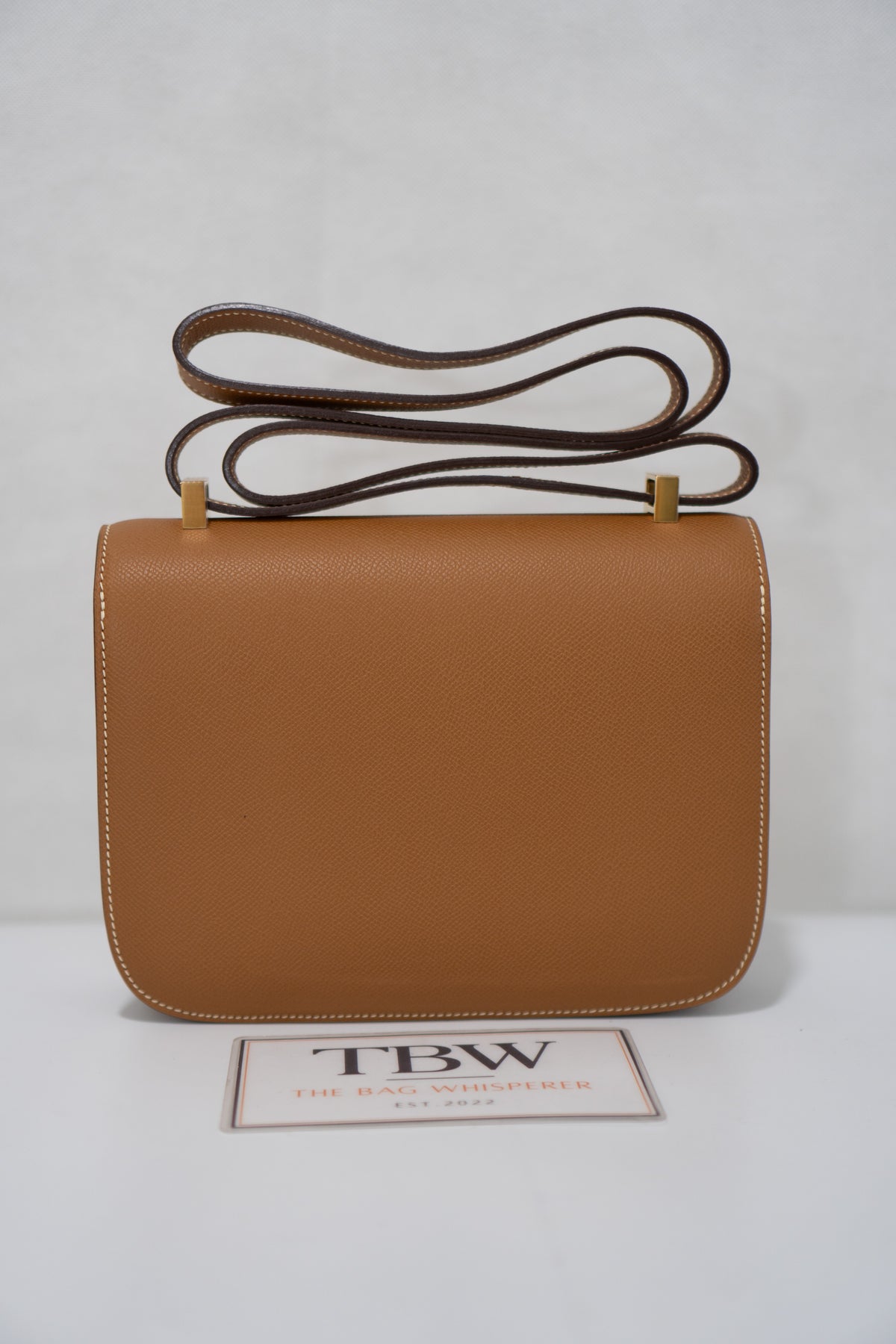 Constanc 23 – Gold Epsom Leather with Permabrass/Gold Hardware