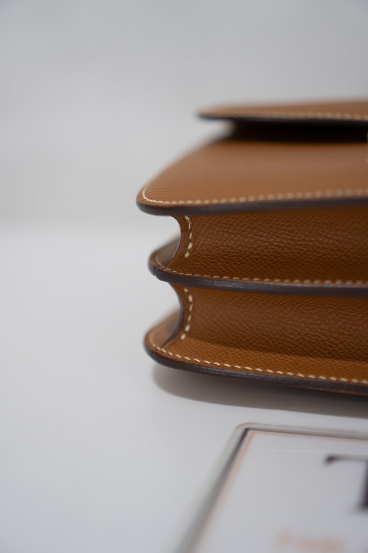 Constanc 23 – Gold Epsom Leather with Permabrass/Gold Hardware