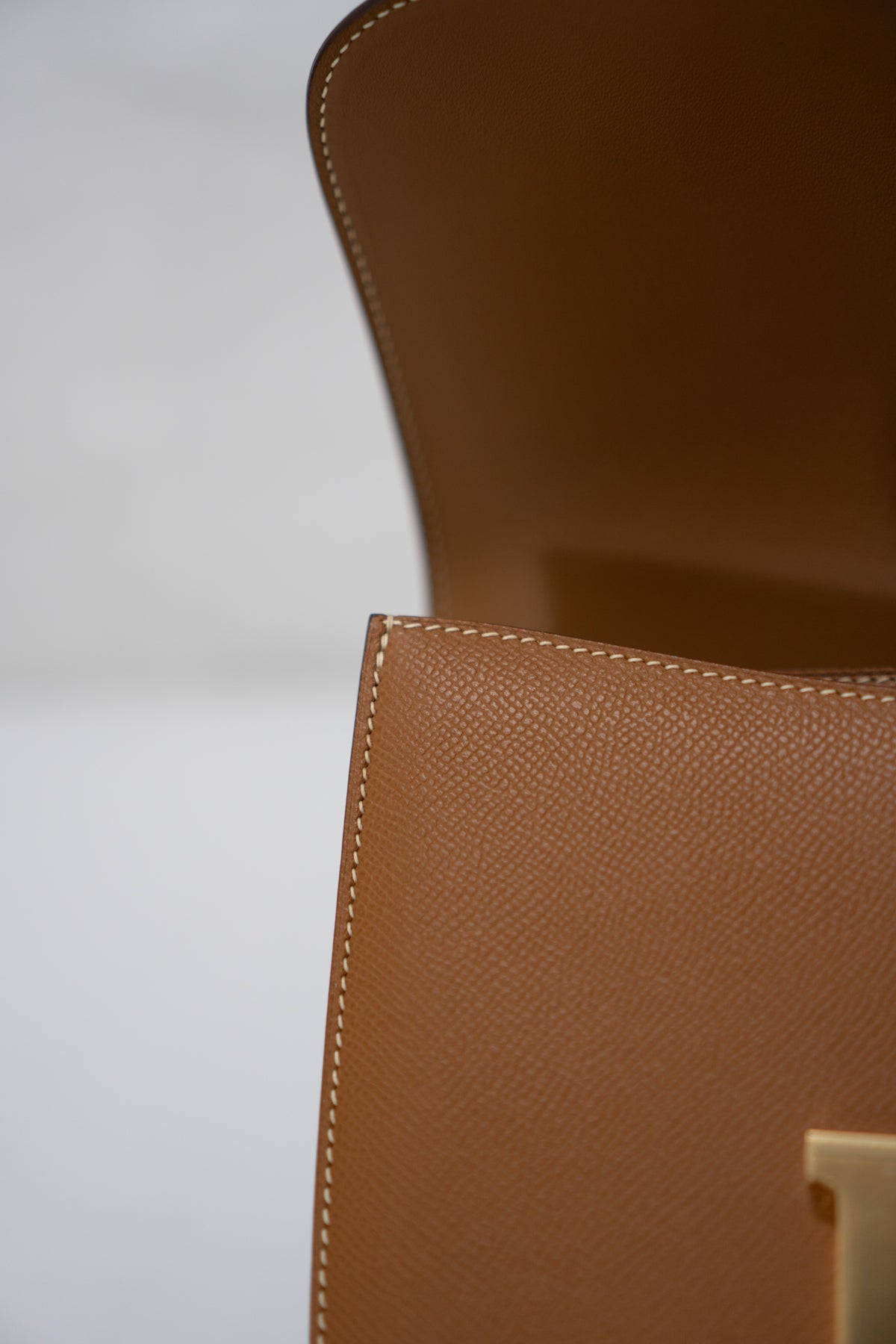 Constanc 23 – Gold Epsom Leather with Permabrass/Gold Hardware