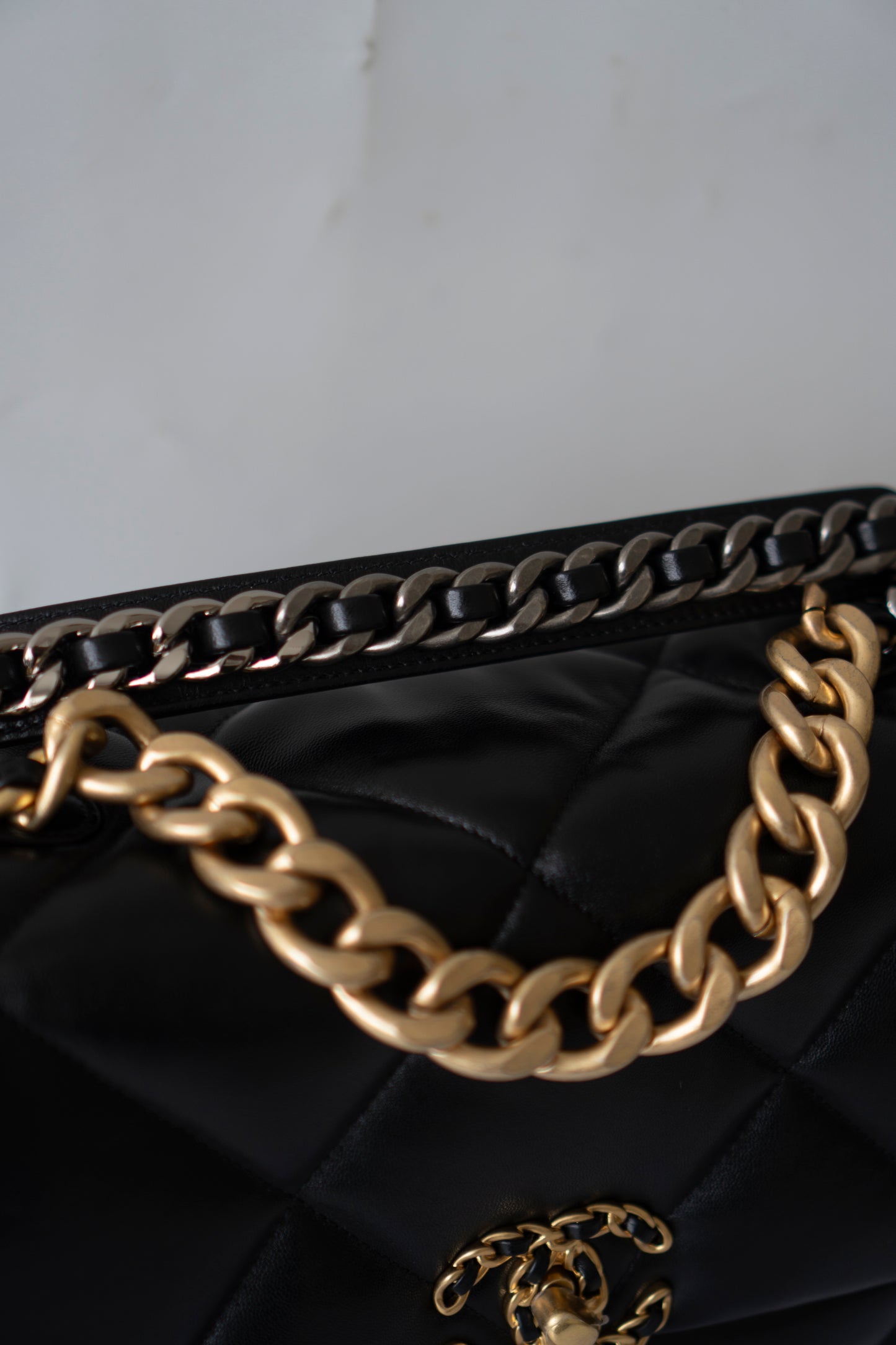C19 Medium – Black Lambskin with Mixed Hardware