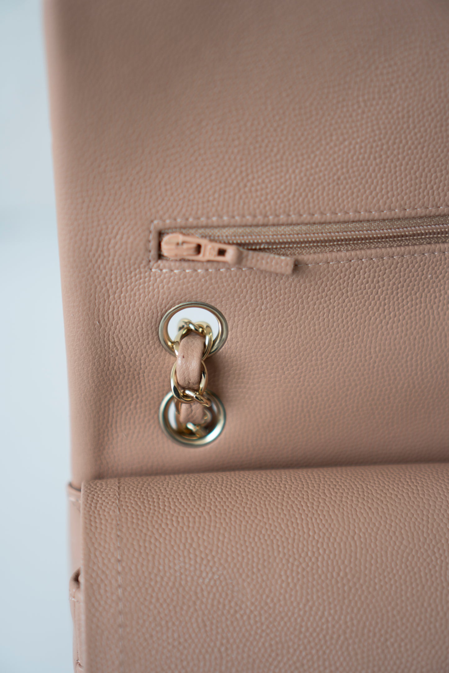 Classic Flap Medium – Dark Beige Caviar with Gold Hardware