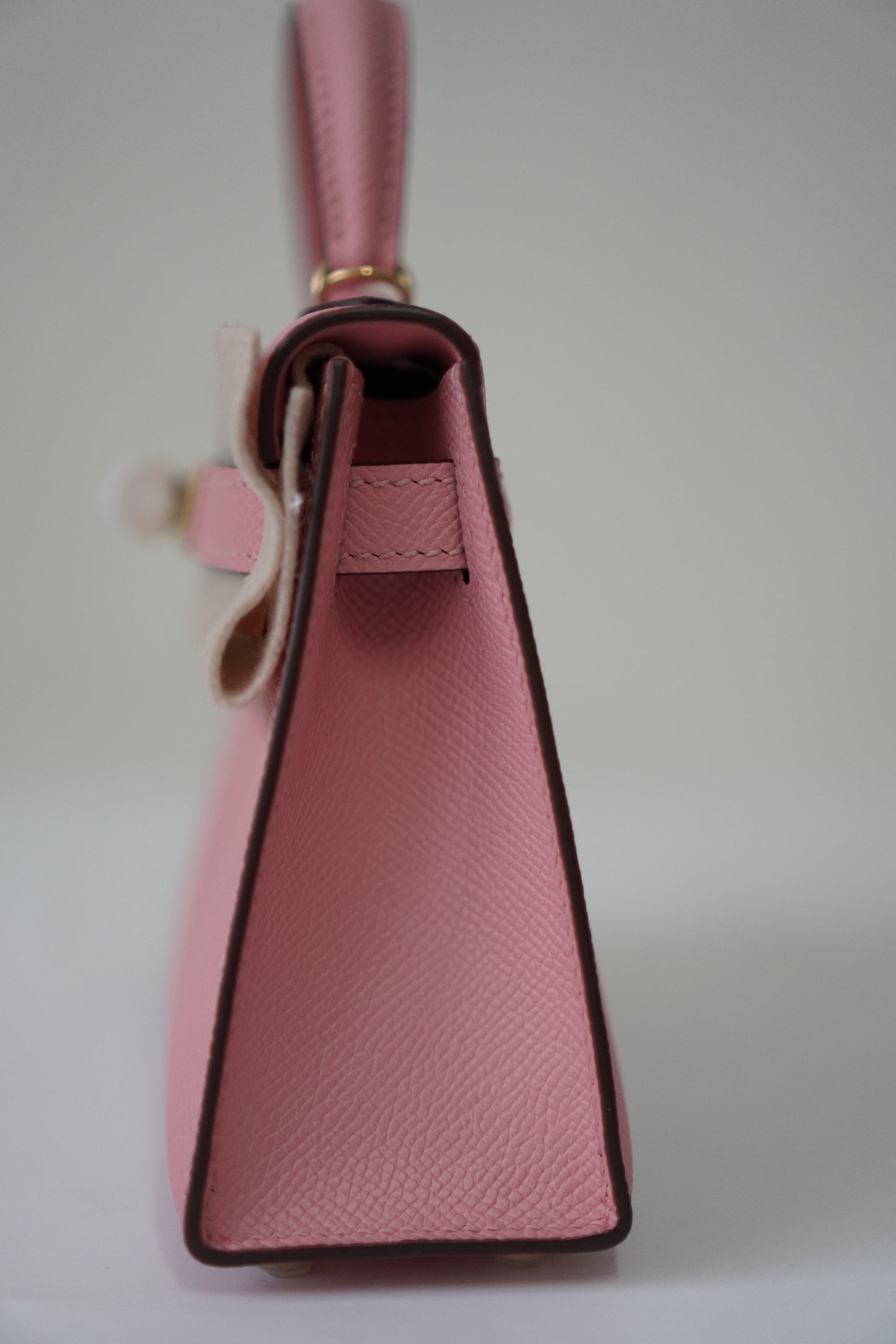 Mini KL Rose Sakura Epsom Leather Gold Hardware