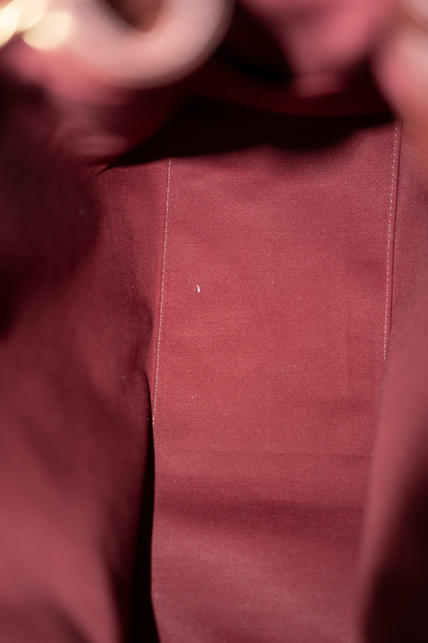 C25 Medium – Burgundy Caviar with Gold Hardware