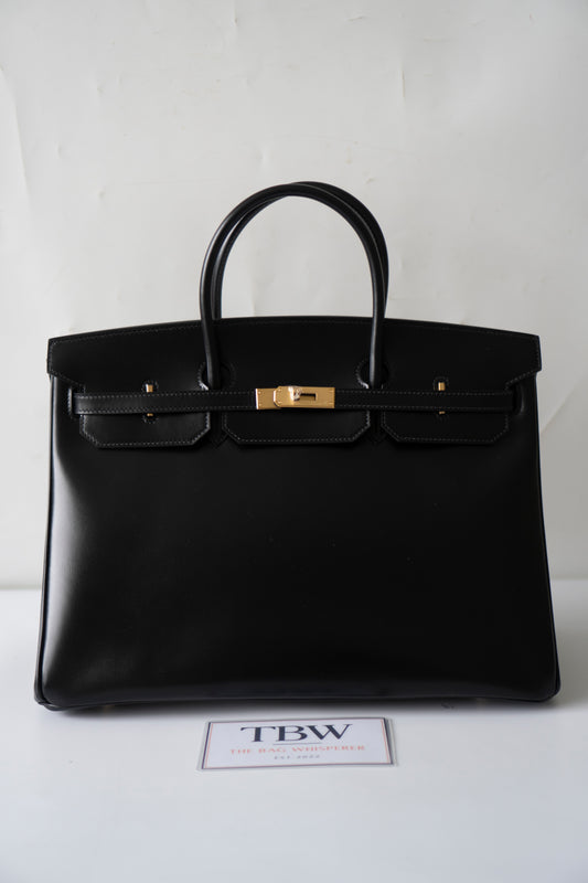 Birkin 40 – Black Box Leather with Gold Hardware