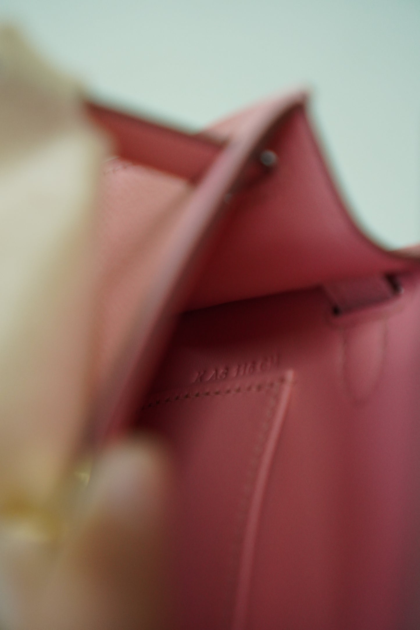 Mini KL Rose Sakura Epsom Leather Gold Hardware