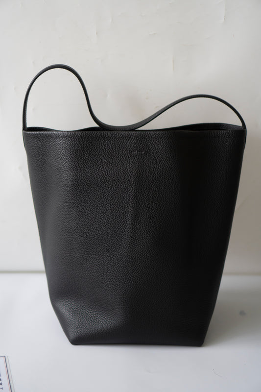 Large Park Tote – Black Grained Leather