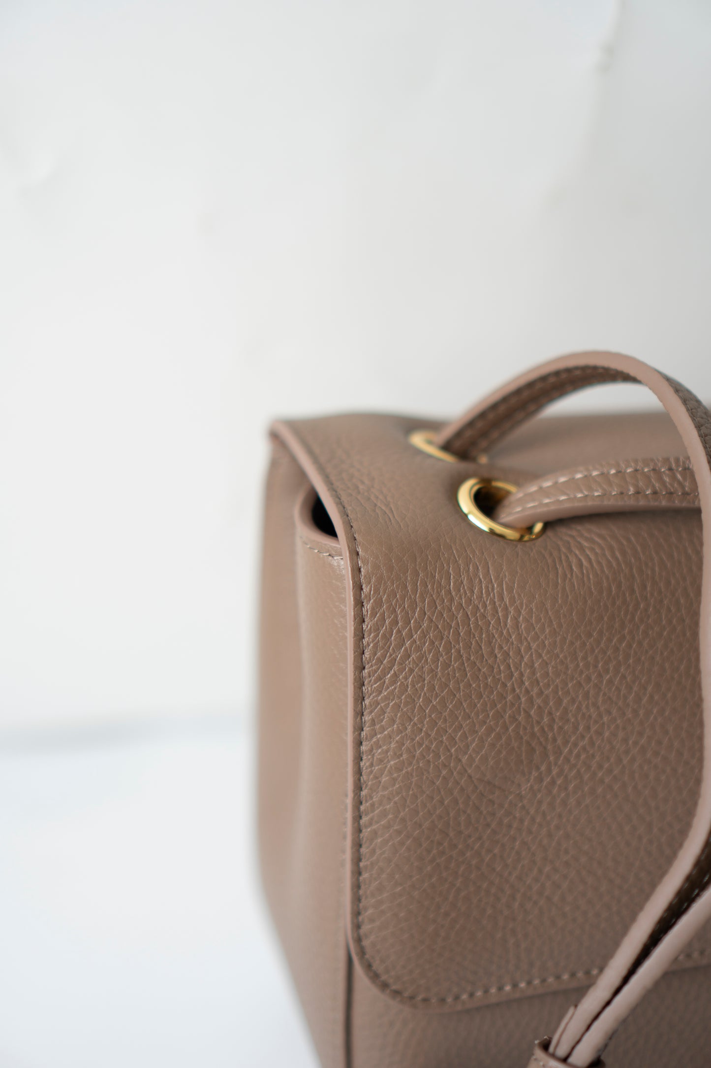 Jumbo 26S Souplissimo Flap Bag – Taupe Light Brown Grained Calfskin with Gold Hardware