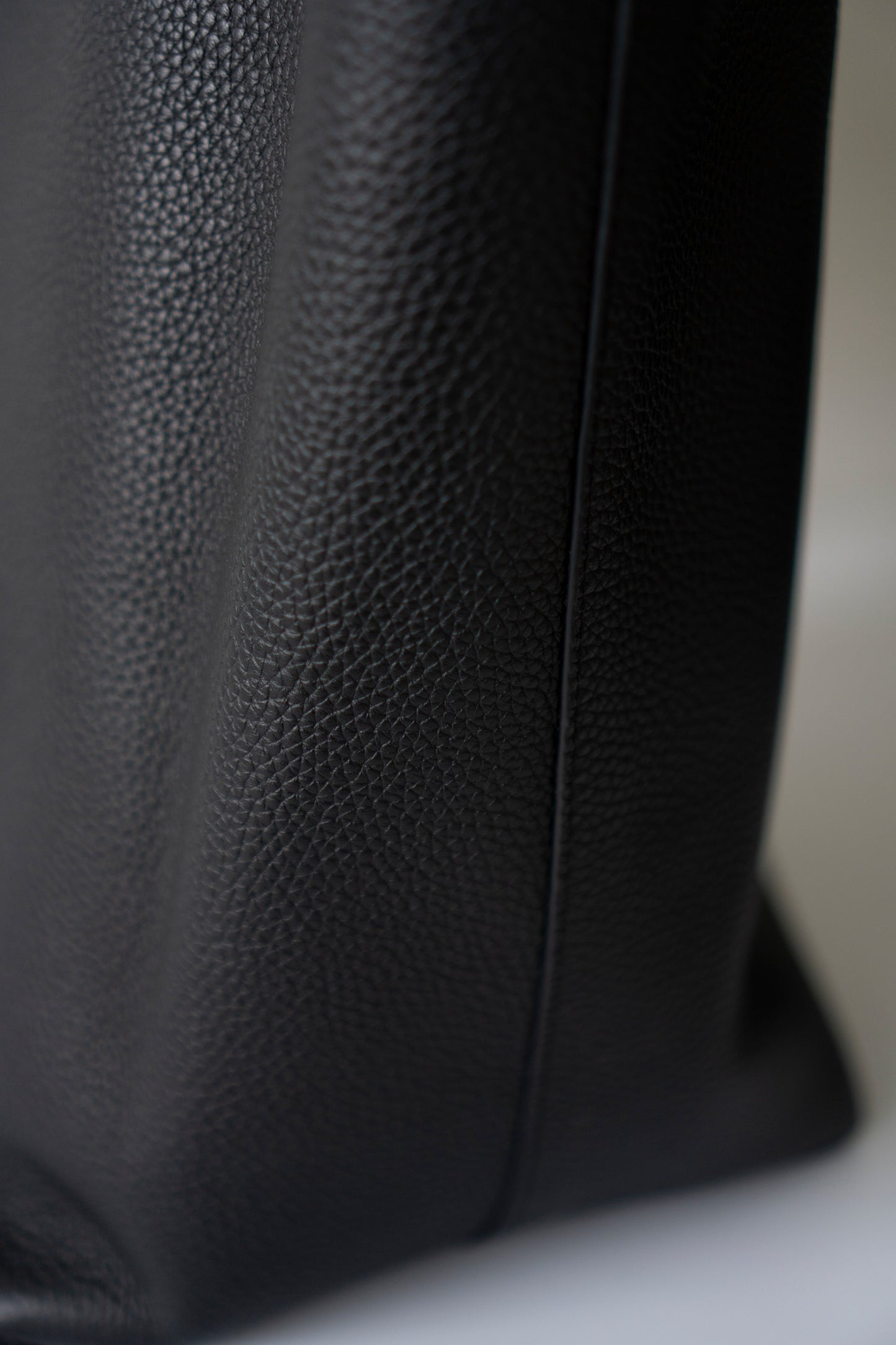Large Park Tote – Black Grained Leather