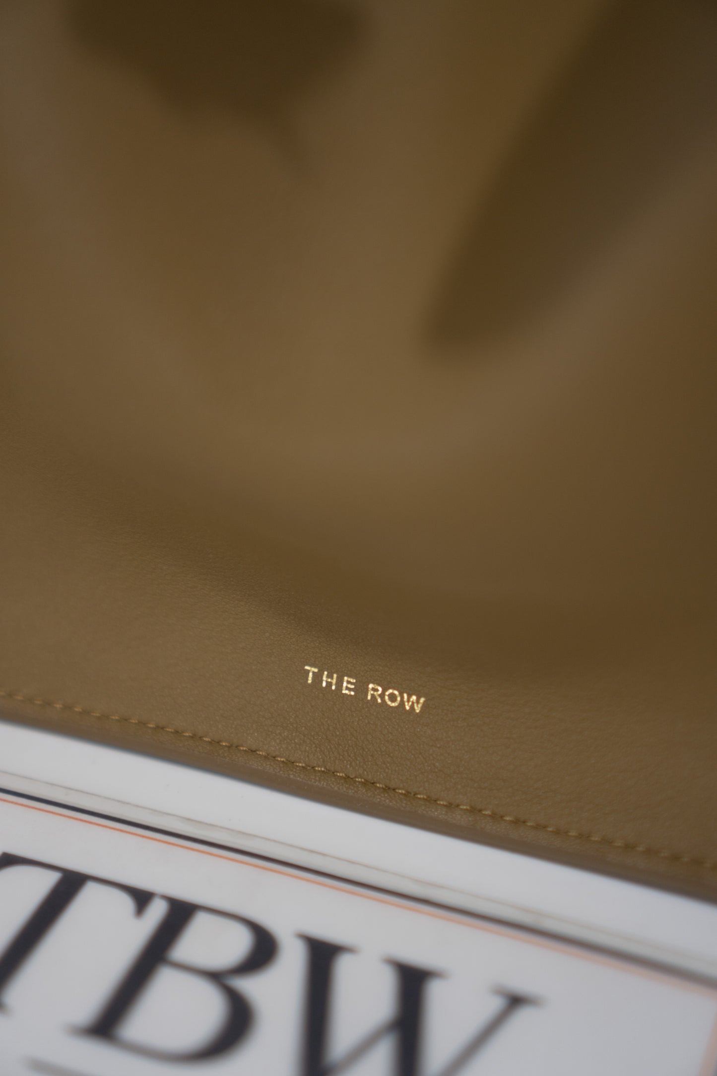 Margaux 12 Bag – Dark Beige Smooth Calfskin Leather with Gold Hardware