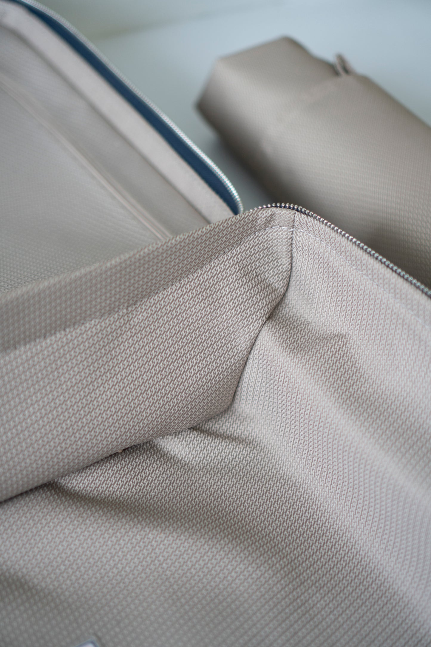 R.M.S Cabin Suitcase – Pacific Canvas with Taurillon Leather