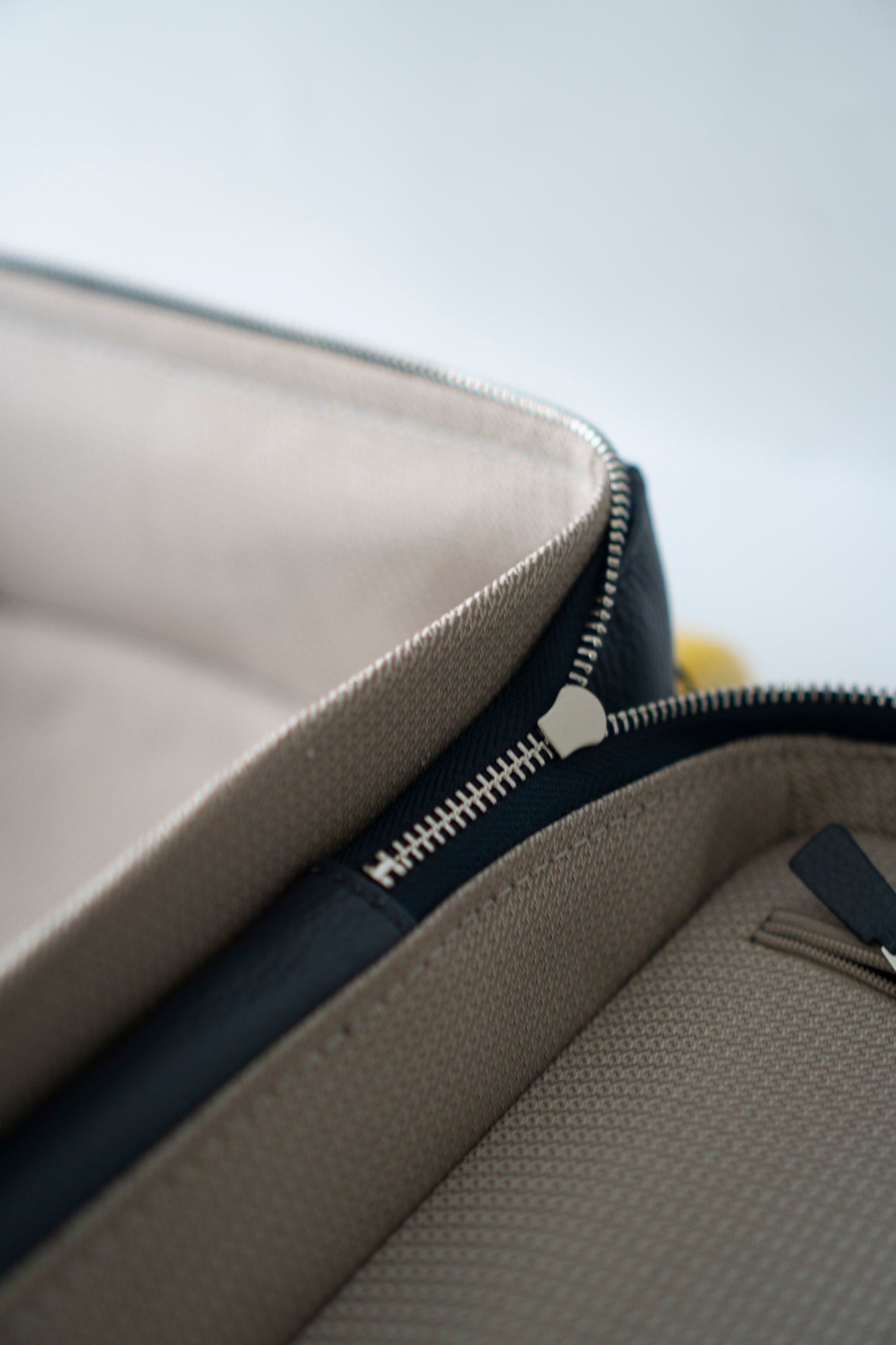 R.M.S Cabin Suitcase – Pacific Canvas with Taurillon Leather