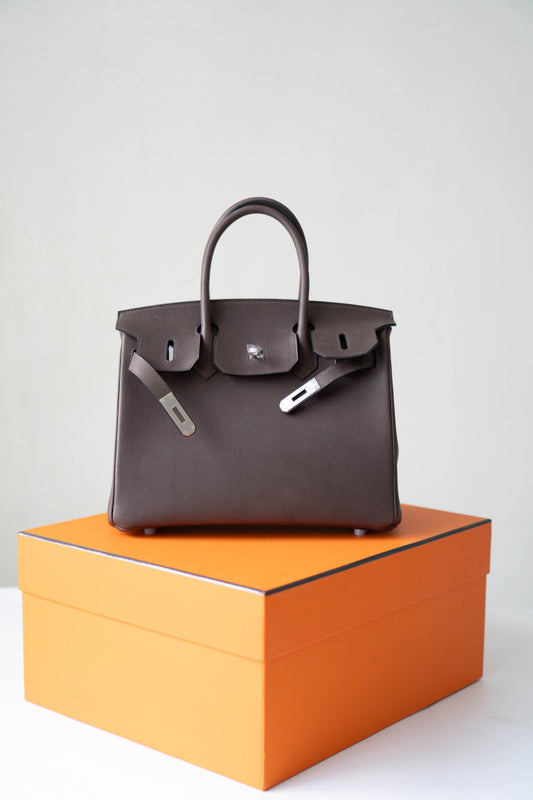 BK 30 in  Ébène Barenia leather