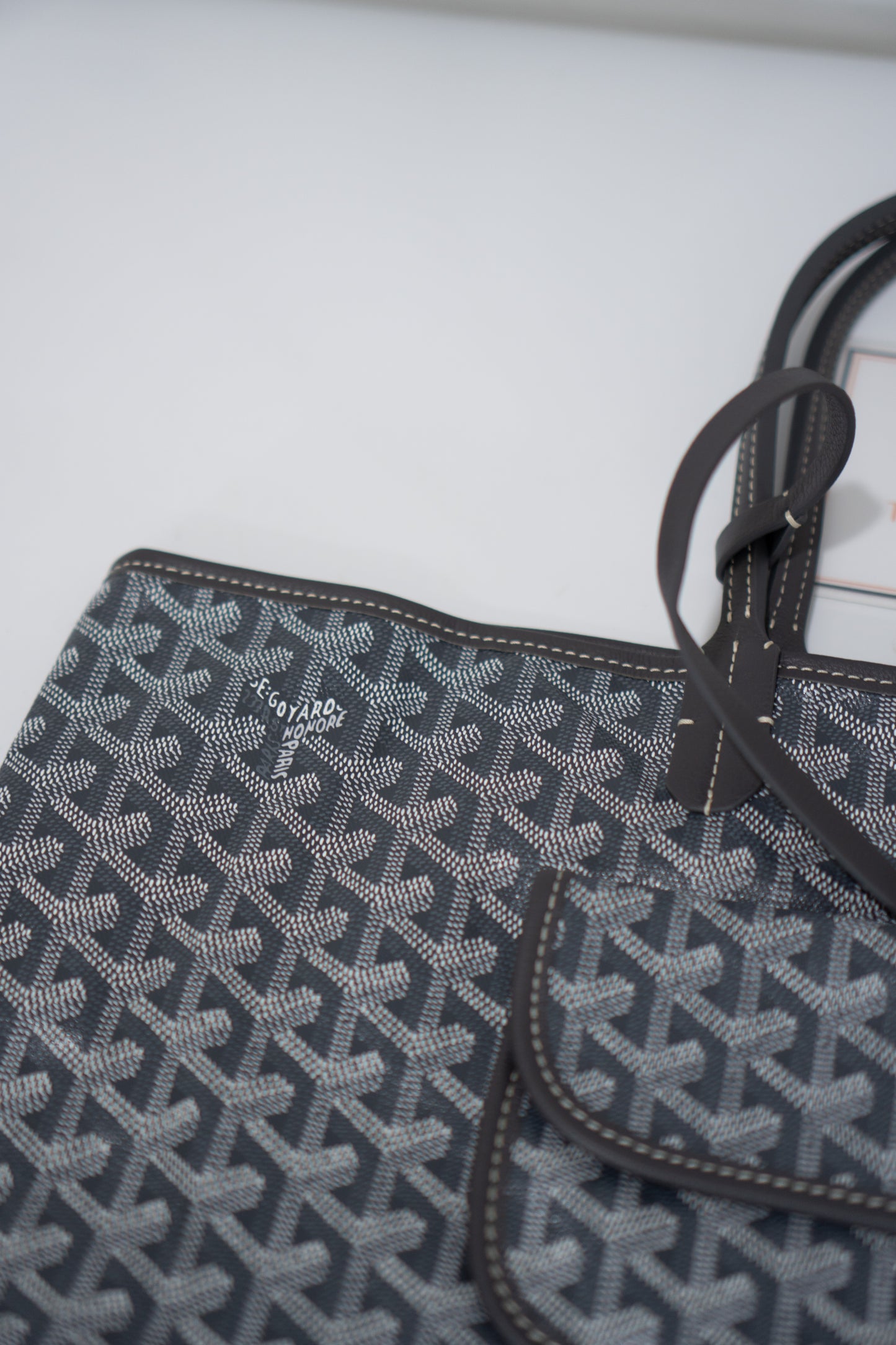 Saint Louis PM – Grey Canvas Tote Bag