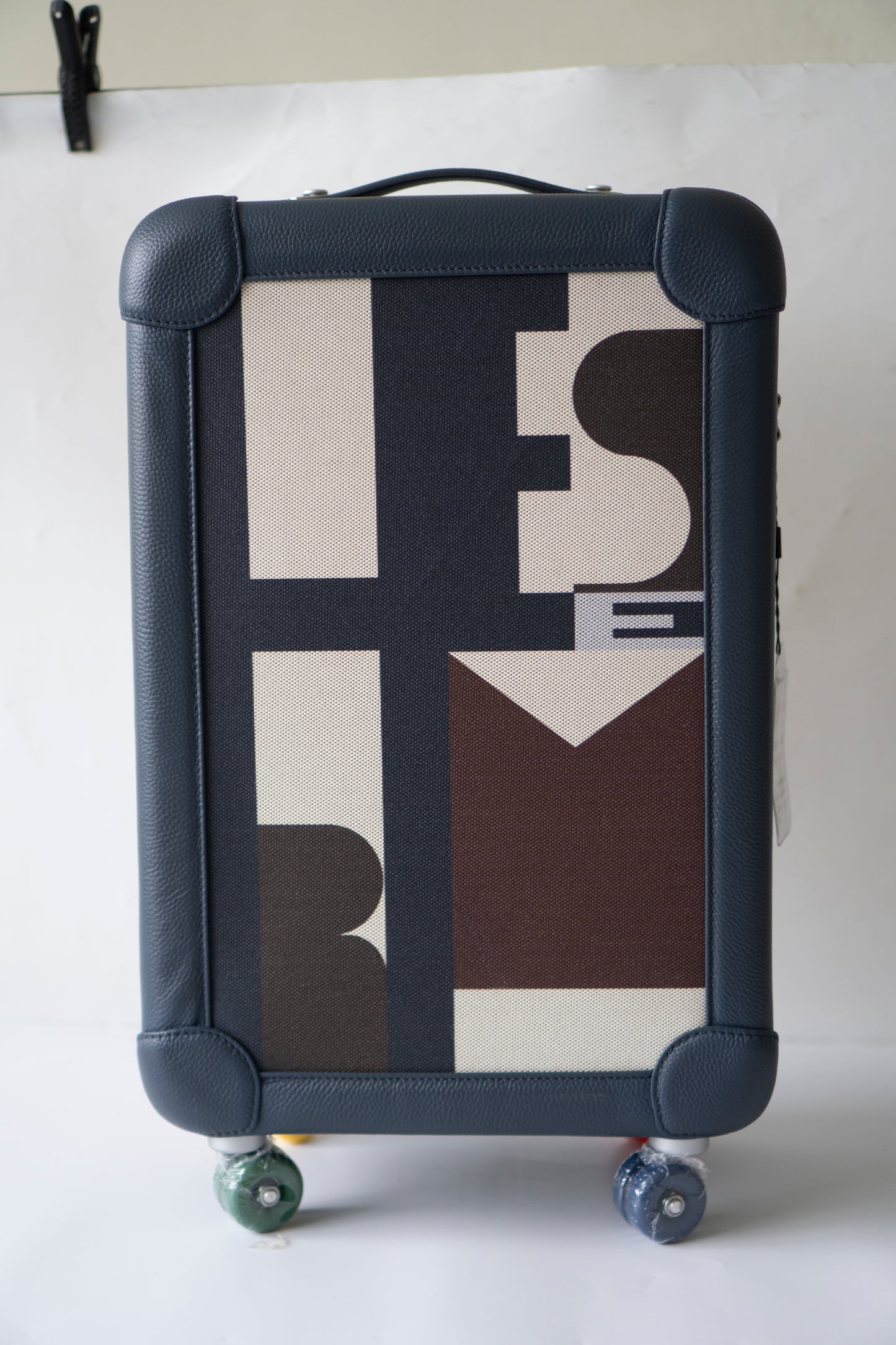 R.M.S Cabin Suitcase – Pacific Canvas with Taurillon Leather
