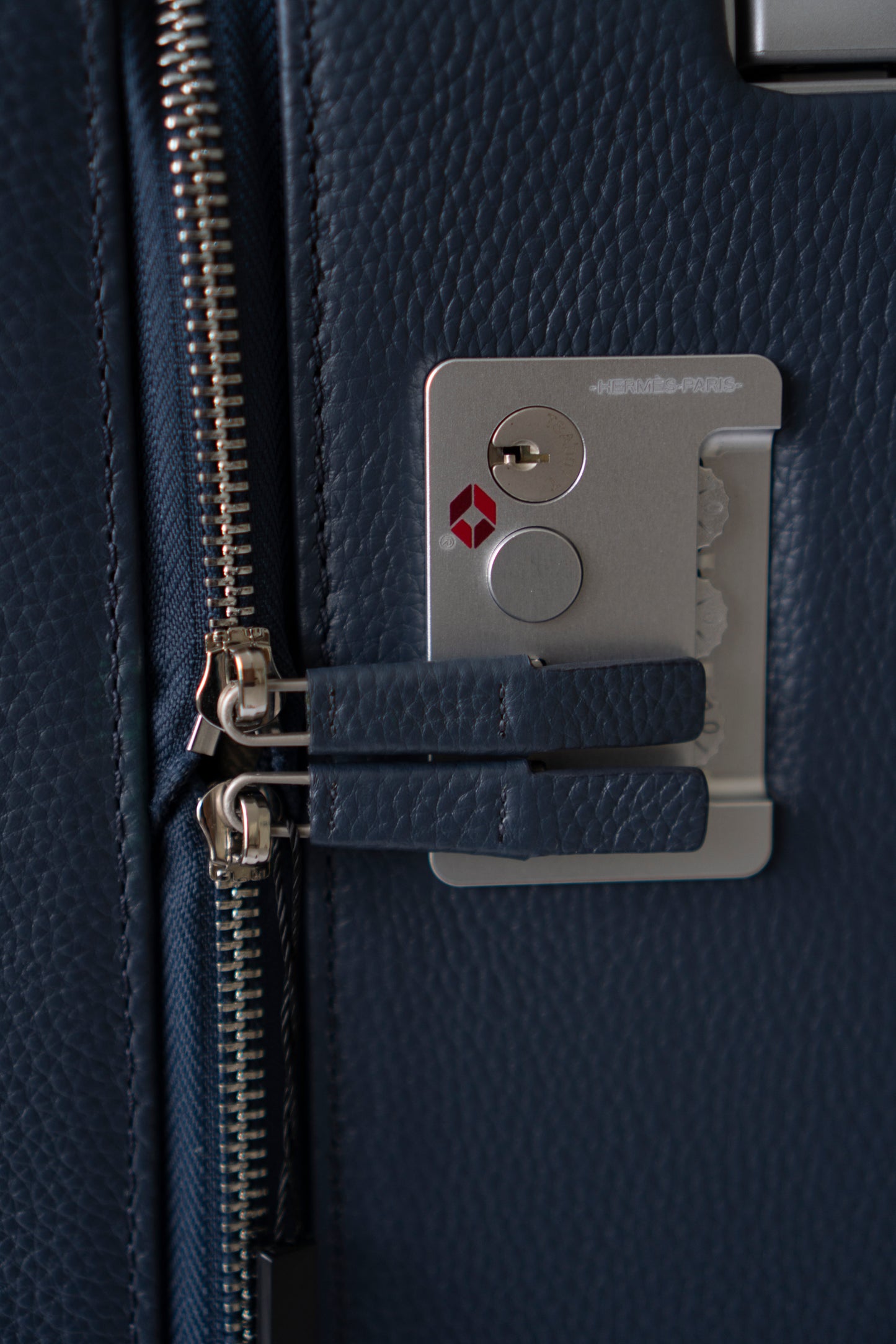 R.M.S Cabin Suitcase – Pacific Canvas with Taurillon Leather