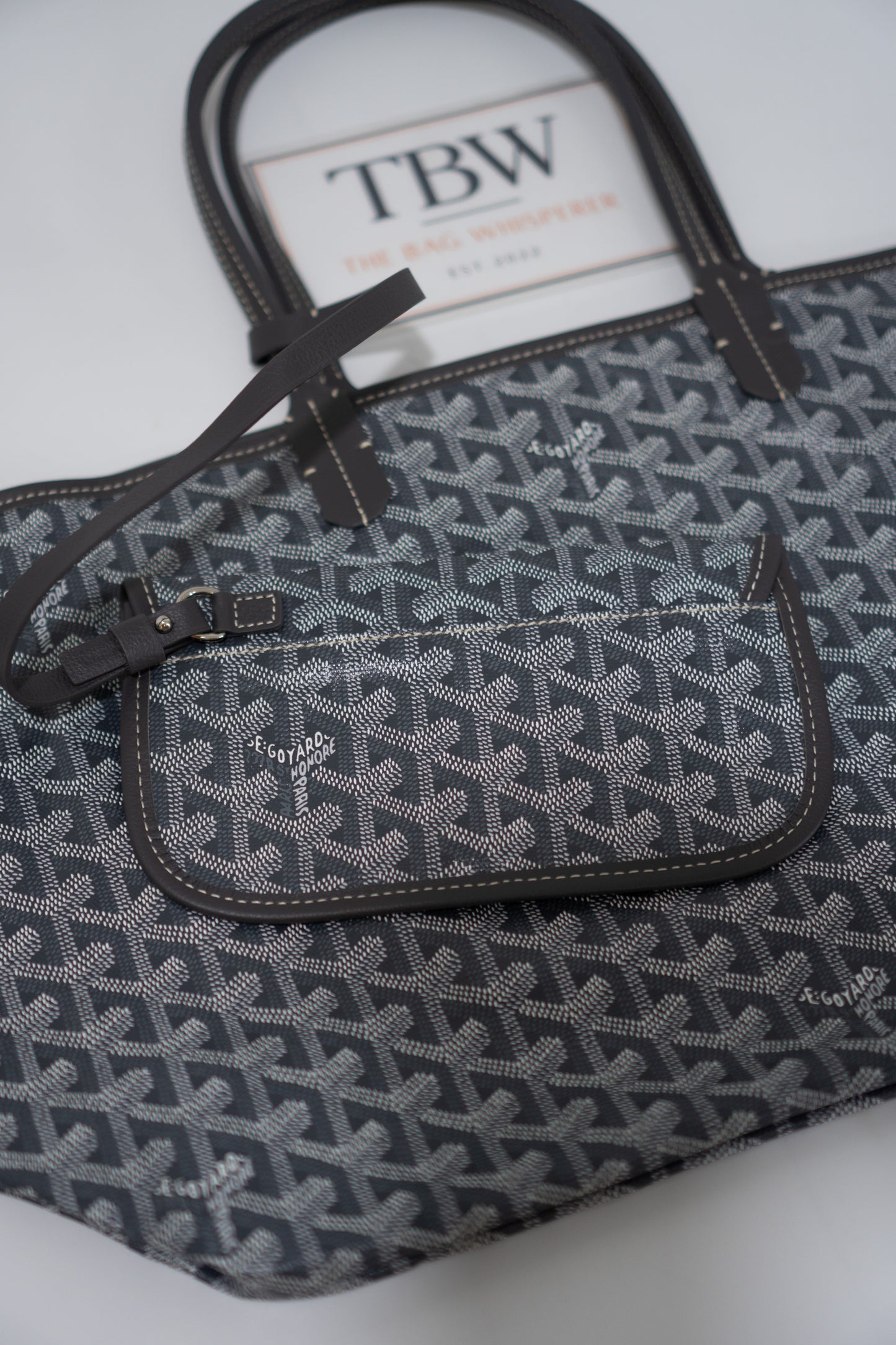 Saint Louis PM – Grey Canvas Tote Bag
