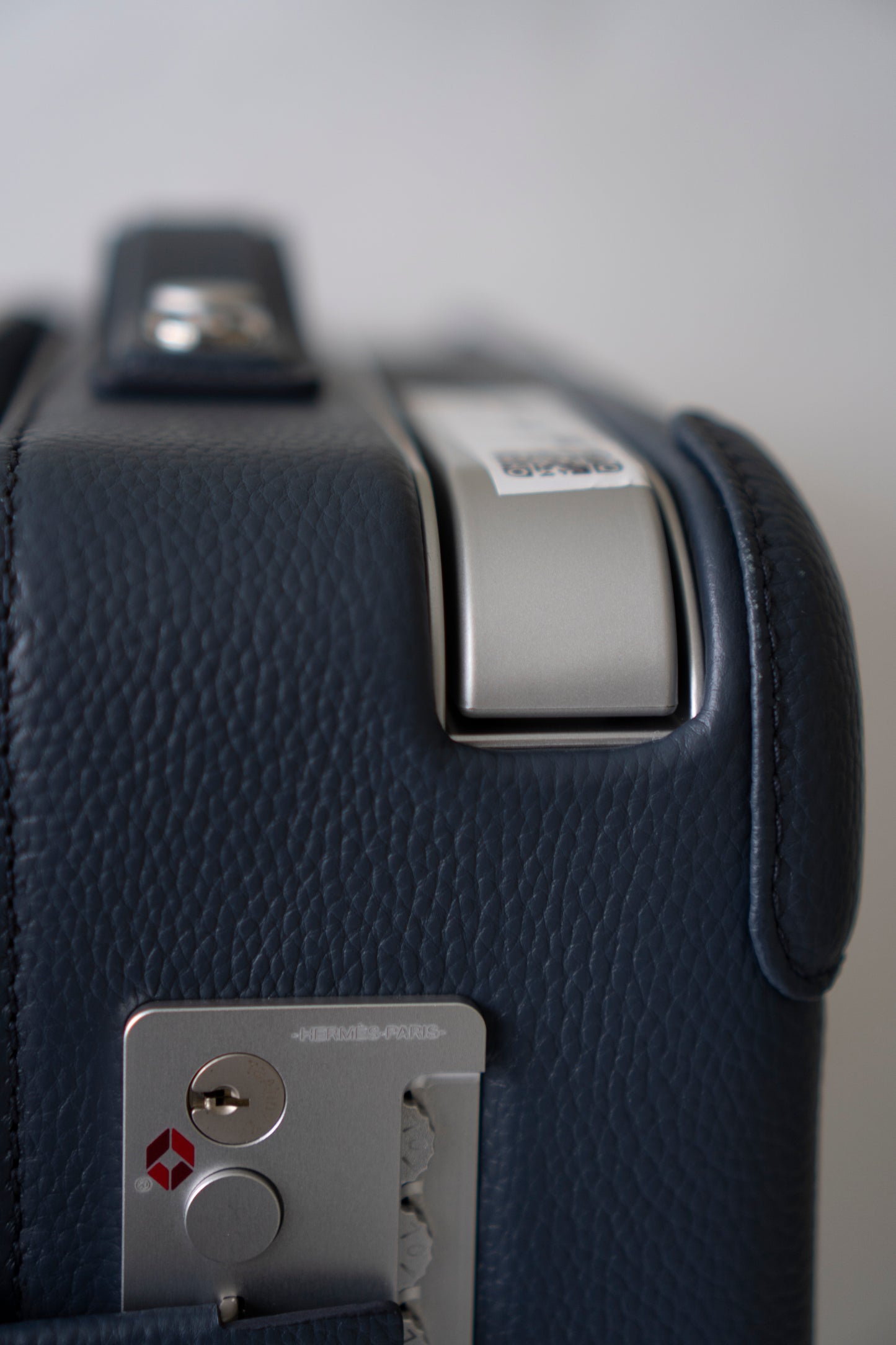 R.M.S Cabin Suitcase – Pacific Canvas with Taurillon Leather