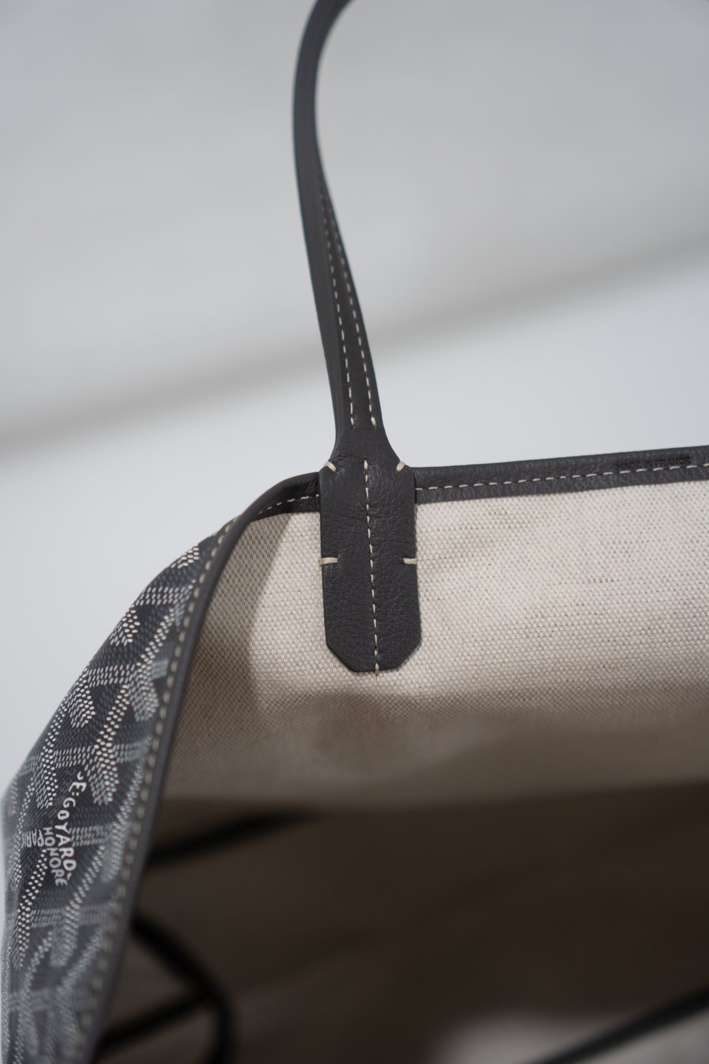 Saint Louis PM – Grey Canvas Tote Bag