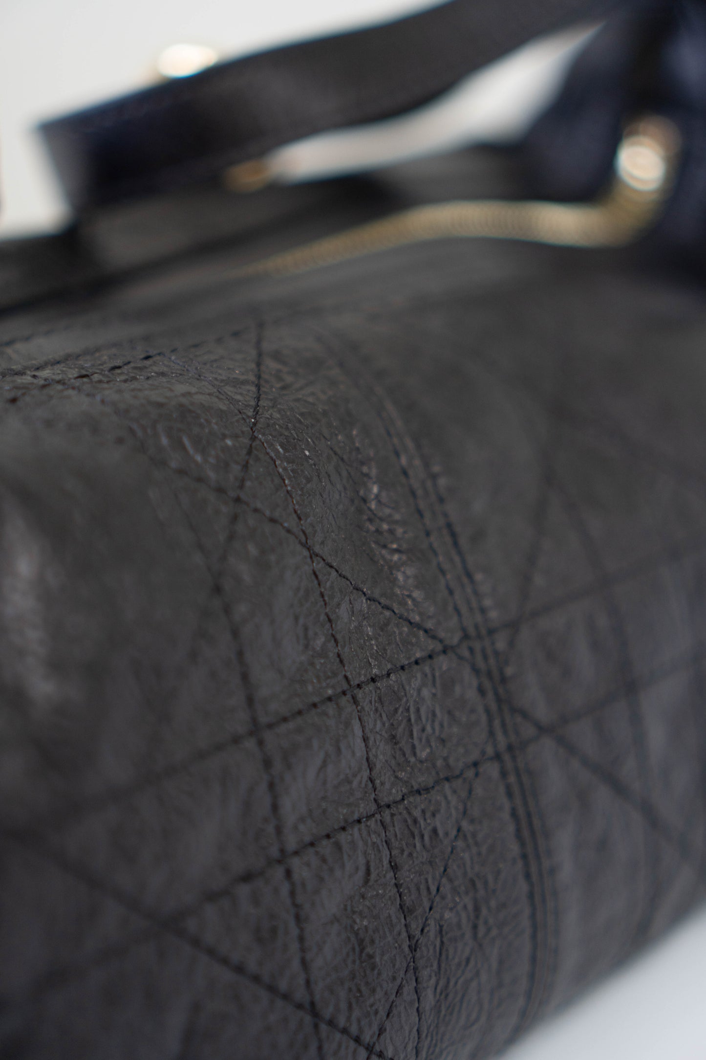 D-Journey crinkled calfskin leather