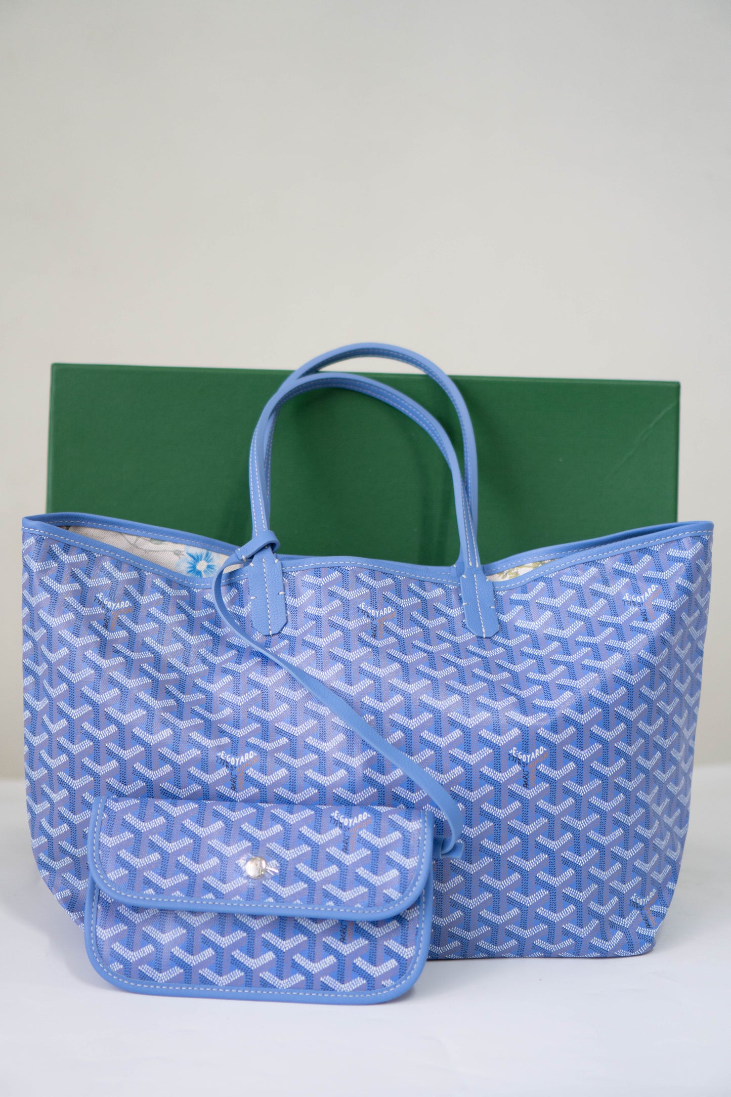 Saint Louis PM tote in Vibrant Sky Blue