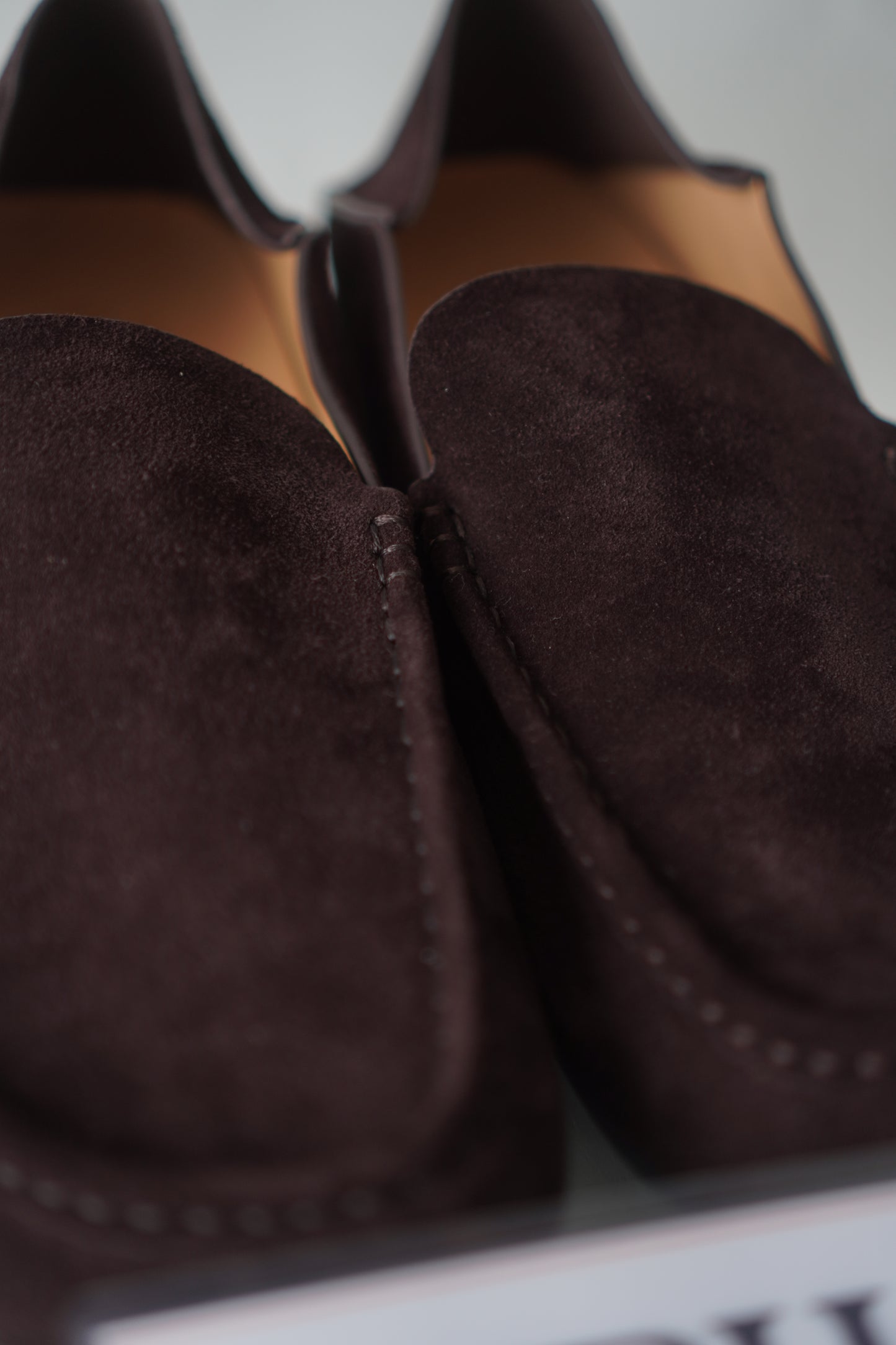 Suede Men's Driving Loafers – Dark Chocolate Brown