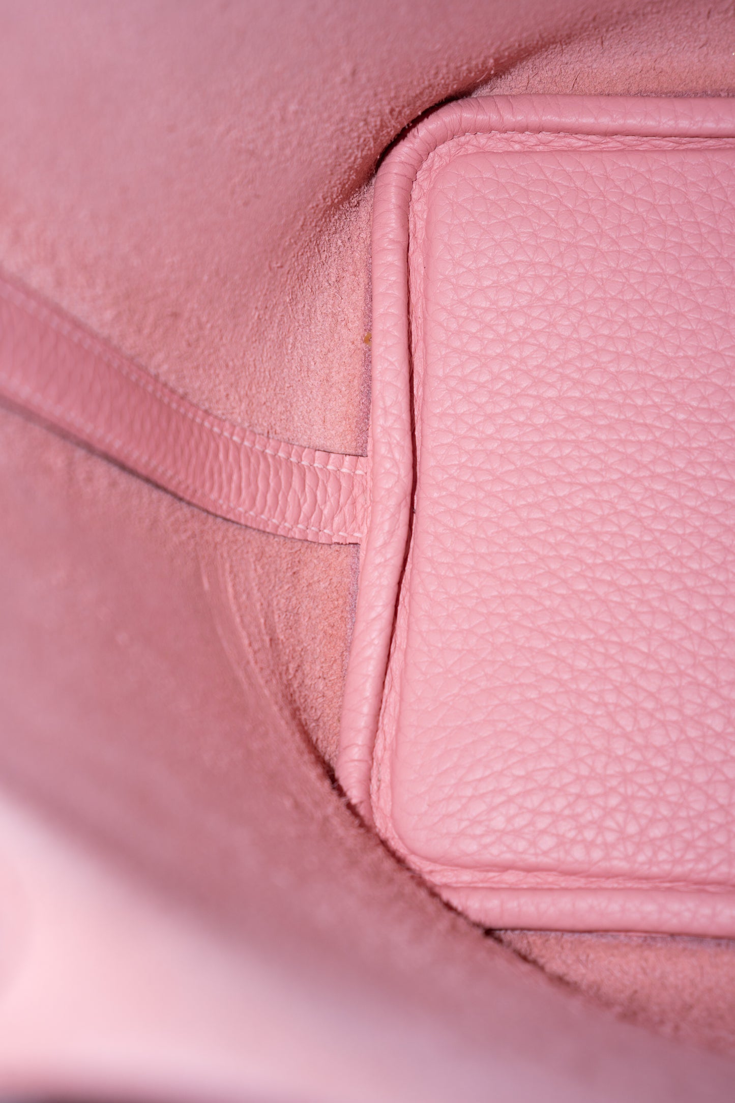 Picotin Lock 18 – Rose Sakura Clemence Leather with Palladium Hardware