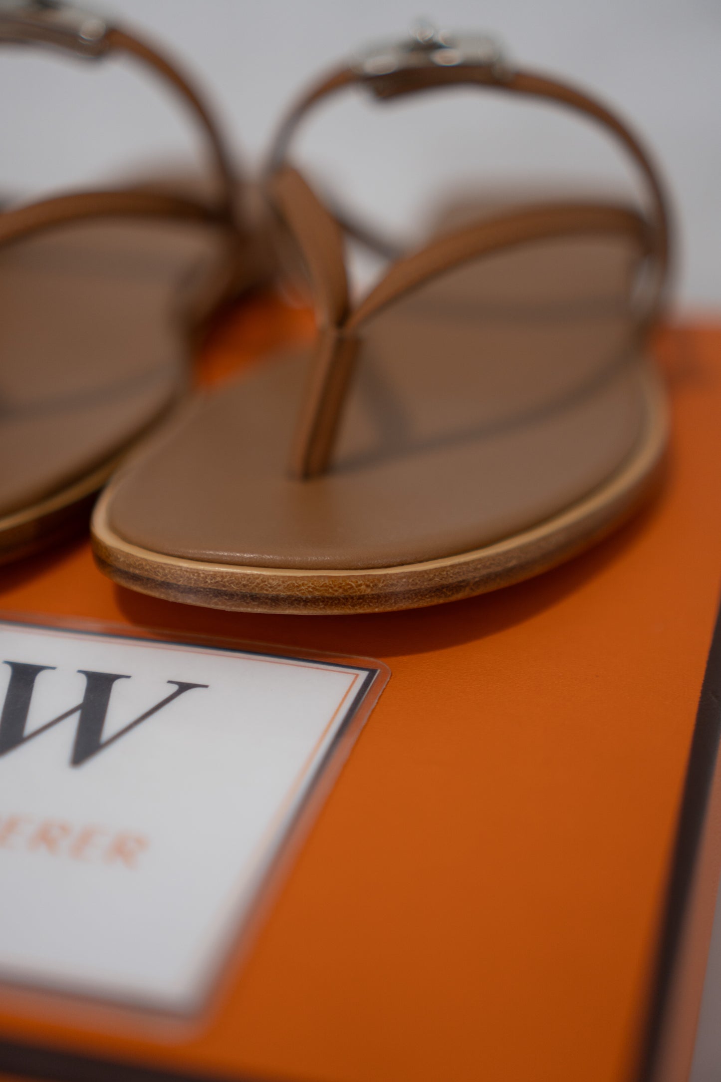 Miss Sandal – Gold Veau Calfskin Leather
