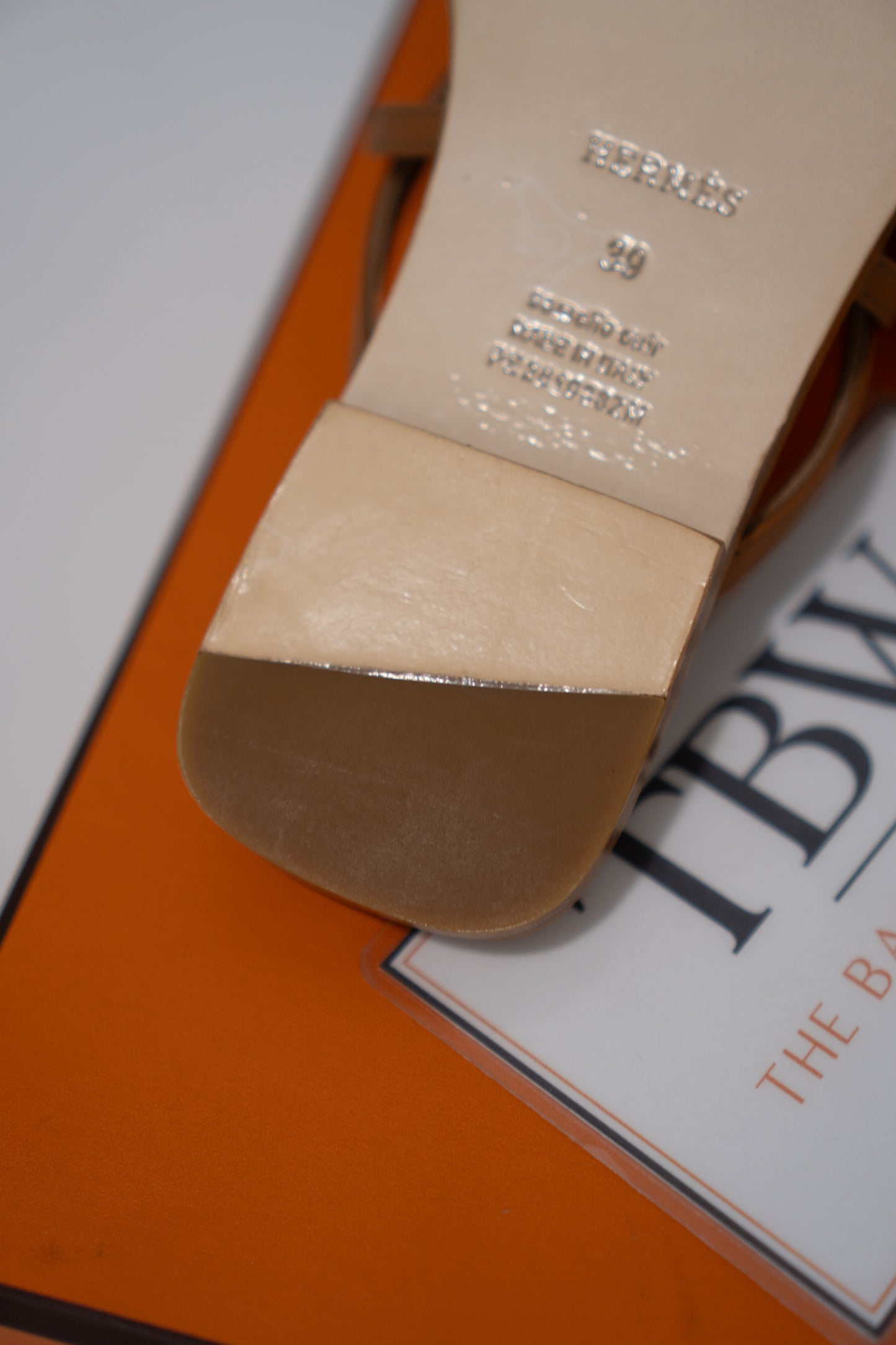 Miss Sandal – Gold Veau Calfskin Leather