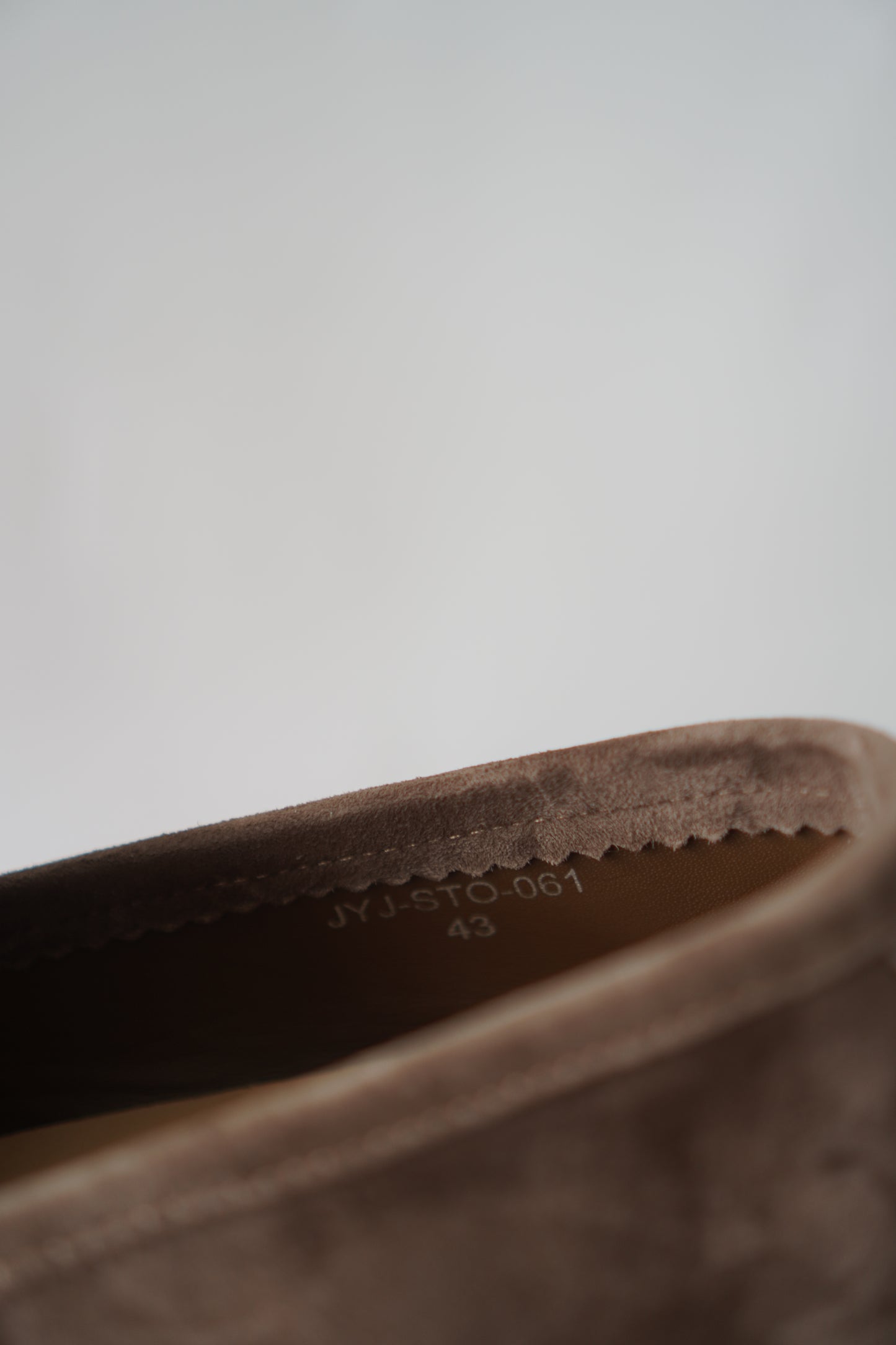 Suede Slip-On Loafers – Taupe Brown