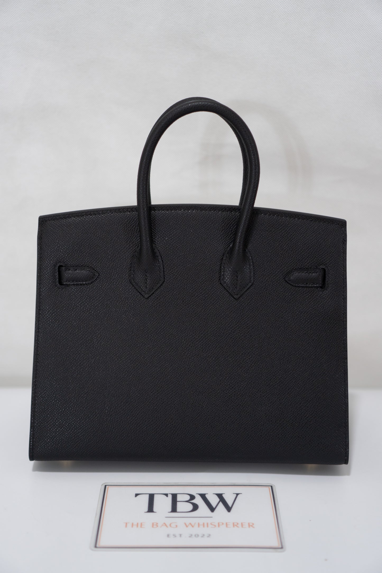 BK 25 – Black Epsom Leather with Gold Hardware