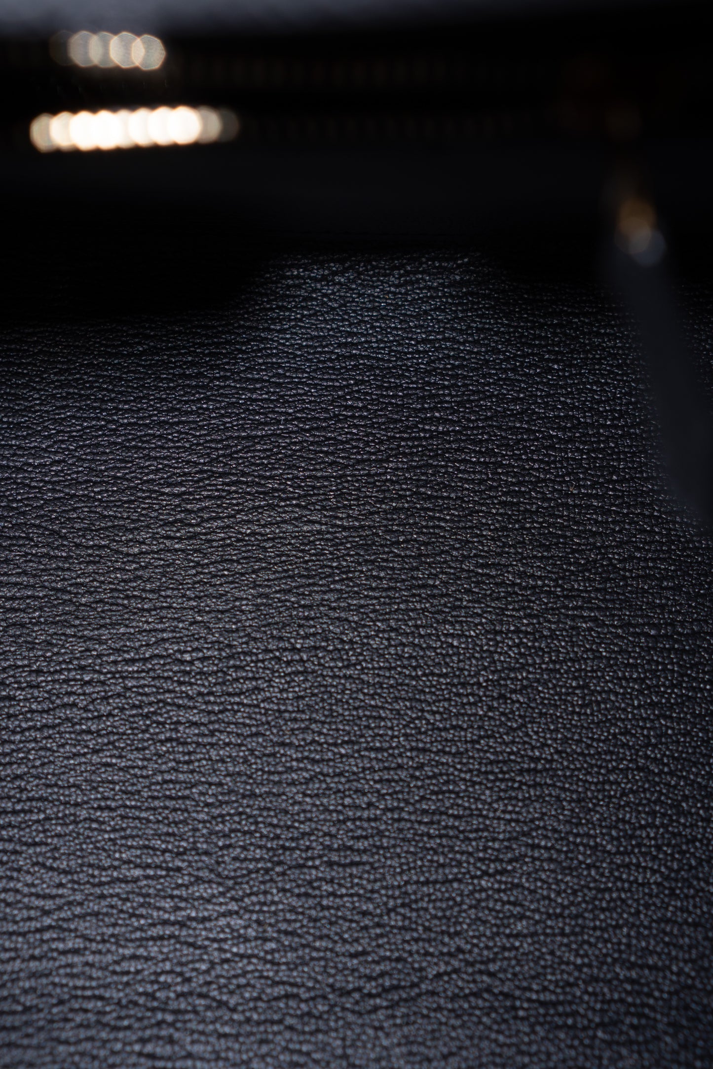 BK 25 – Black Epsom Leather with Gold Hardware