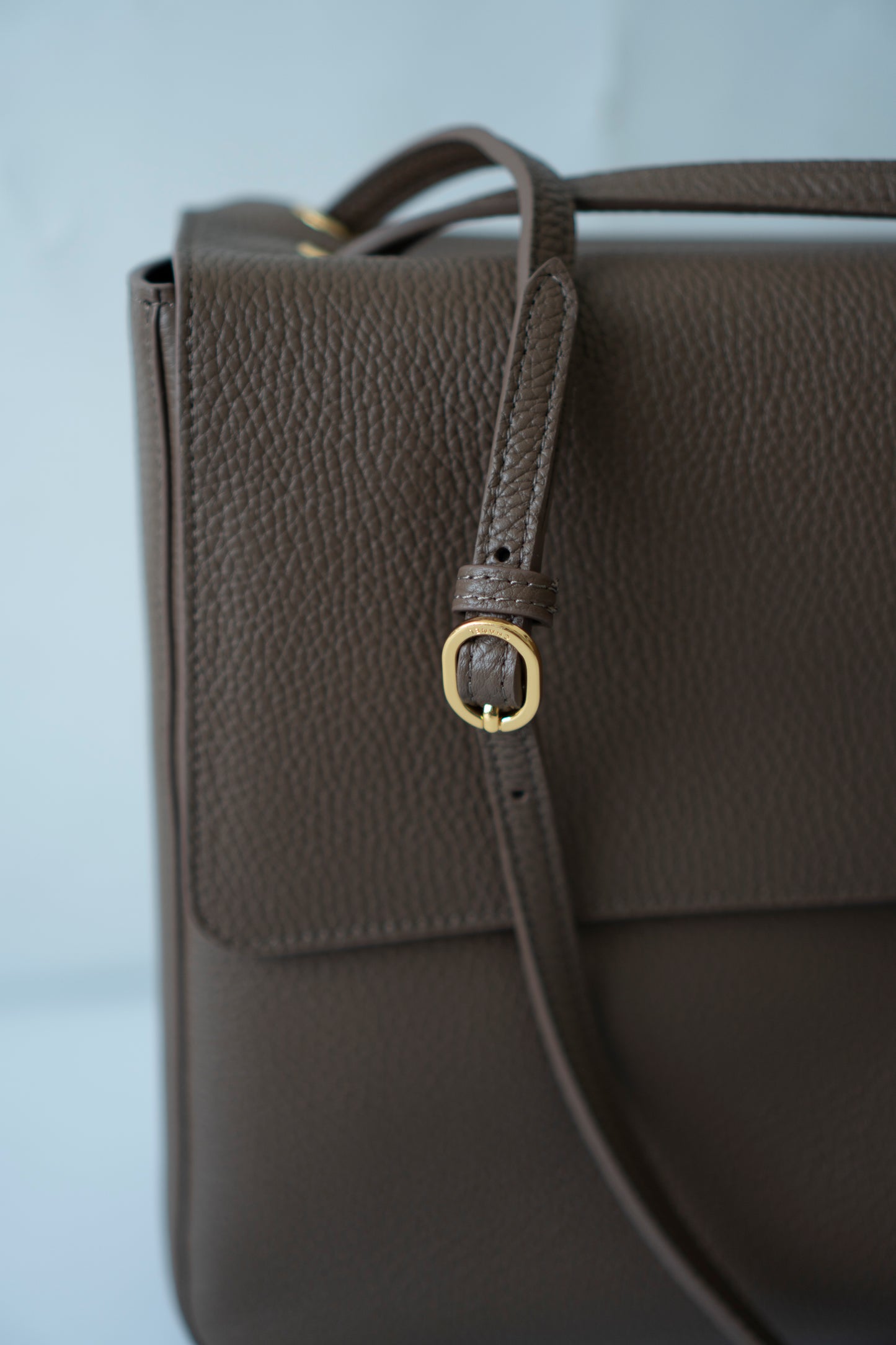 Maxi Flap 26S Souplissimo Flap Bag – Taupe Light Brown Caviar